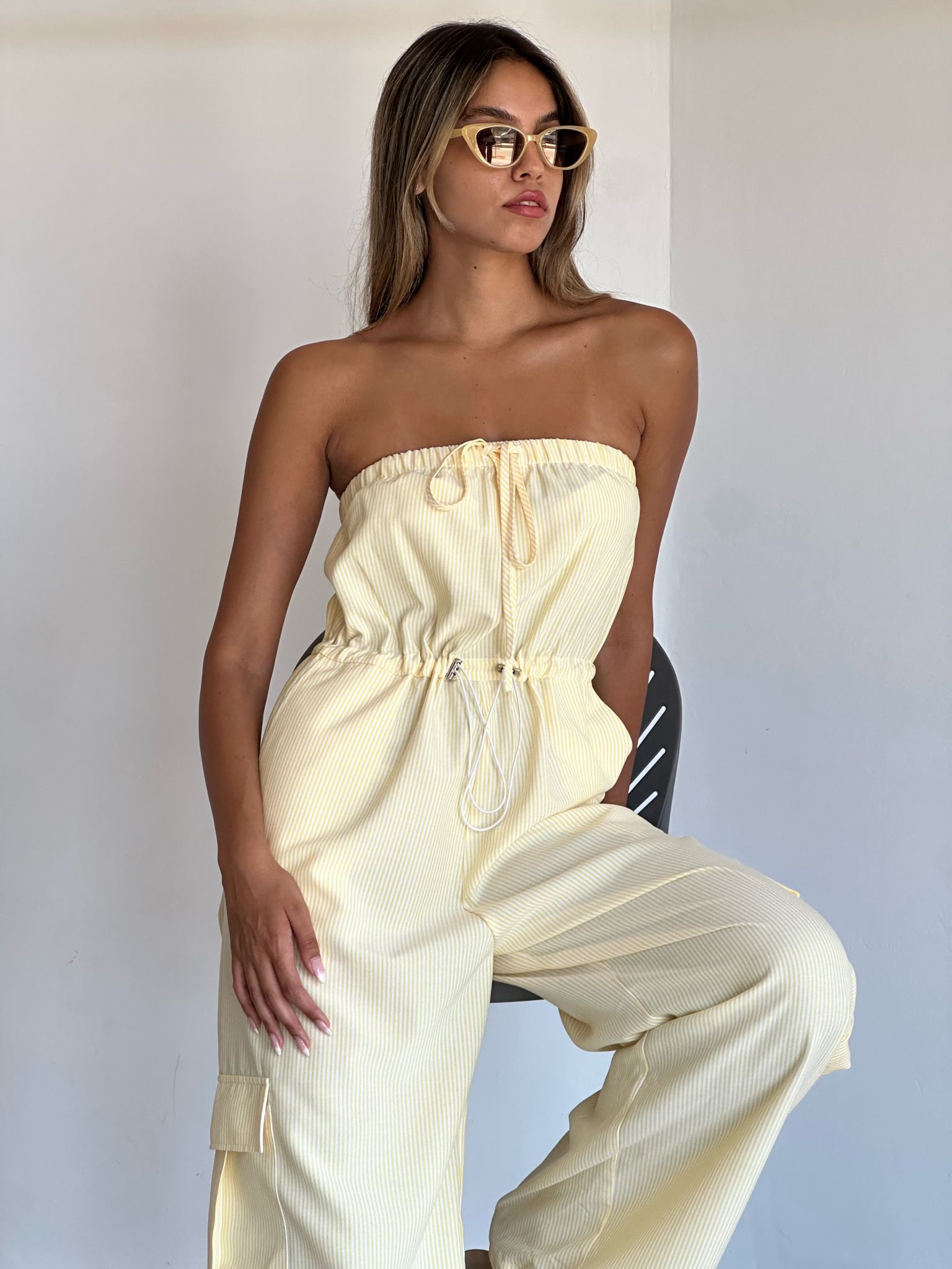 אוברול אימרי צהוב