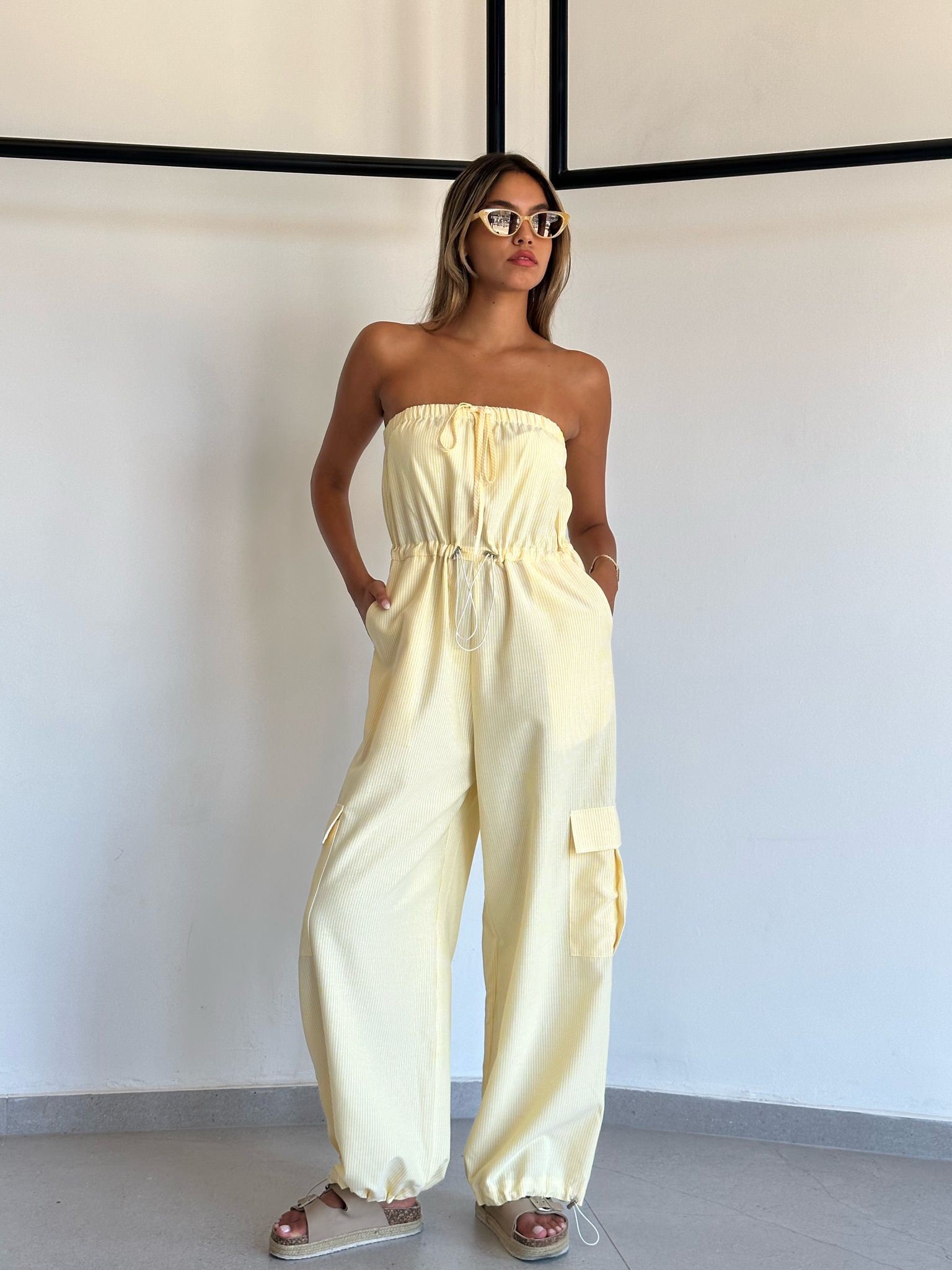 אוברול אימרי צהוב