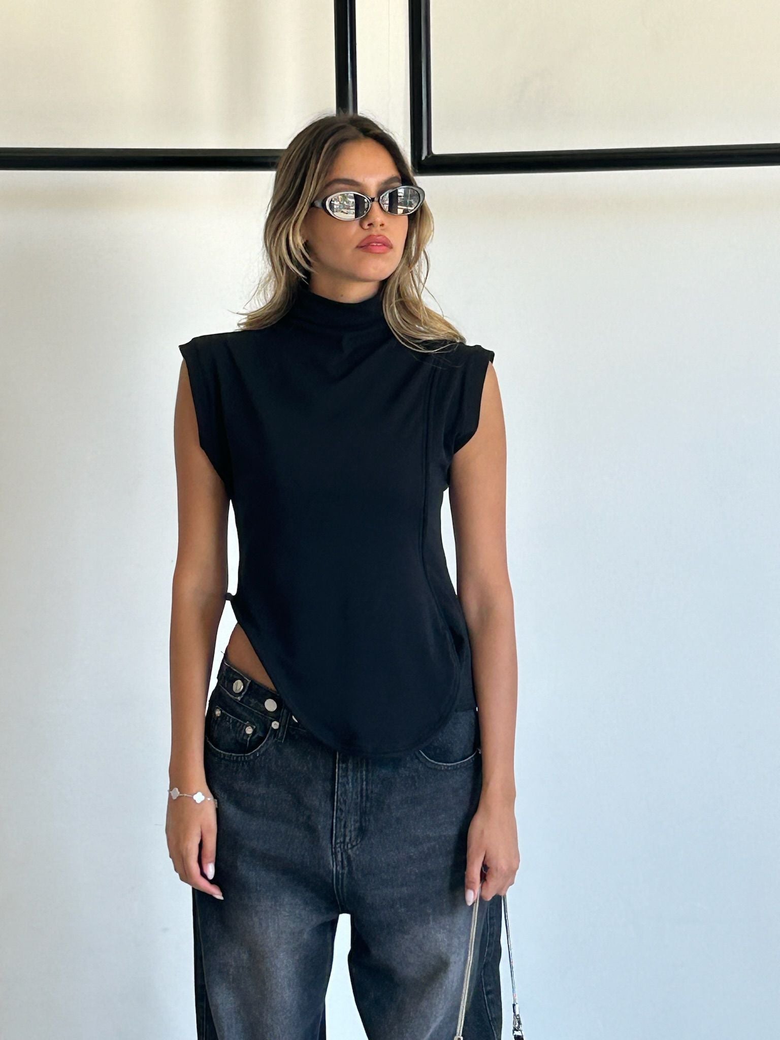חולצת מרין שחור