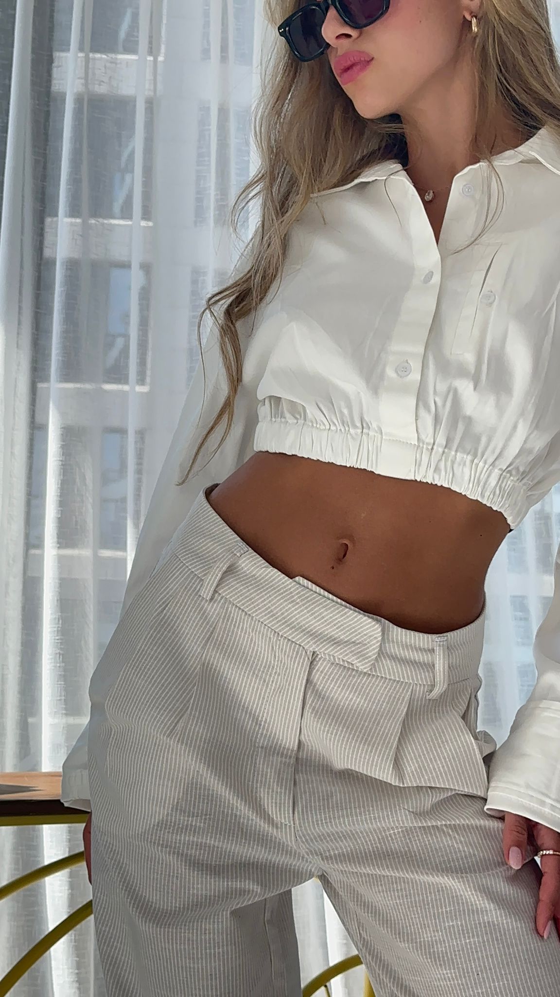 קרופ לורנה לבן