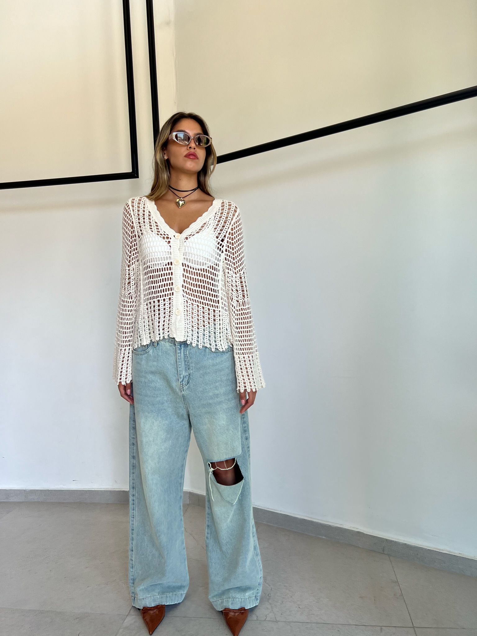 ג'ינס מיילי כחול בהיר