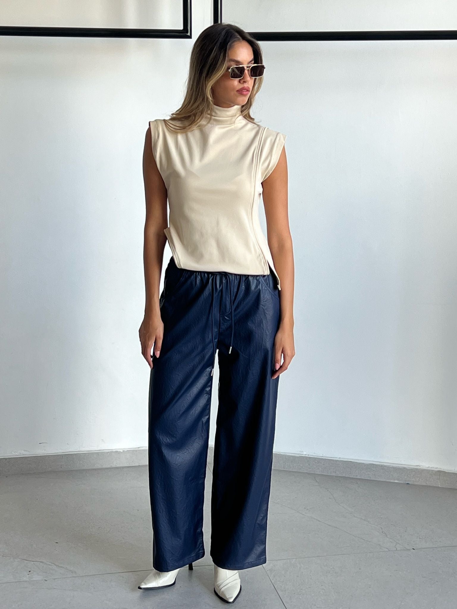 מכנס שחף כחול