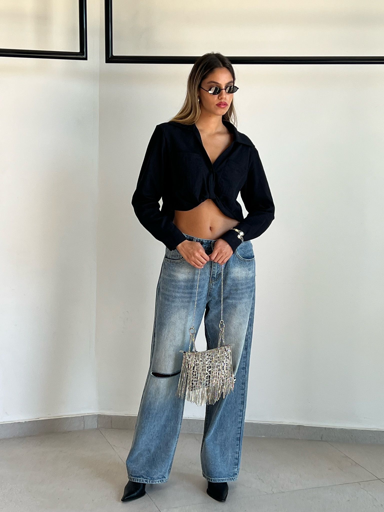 חולצת נעמי שחור