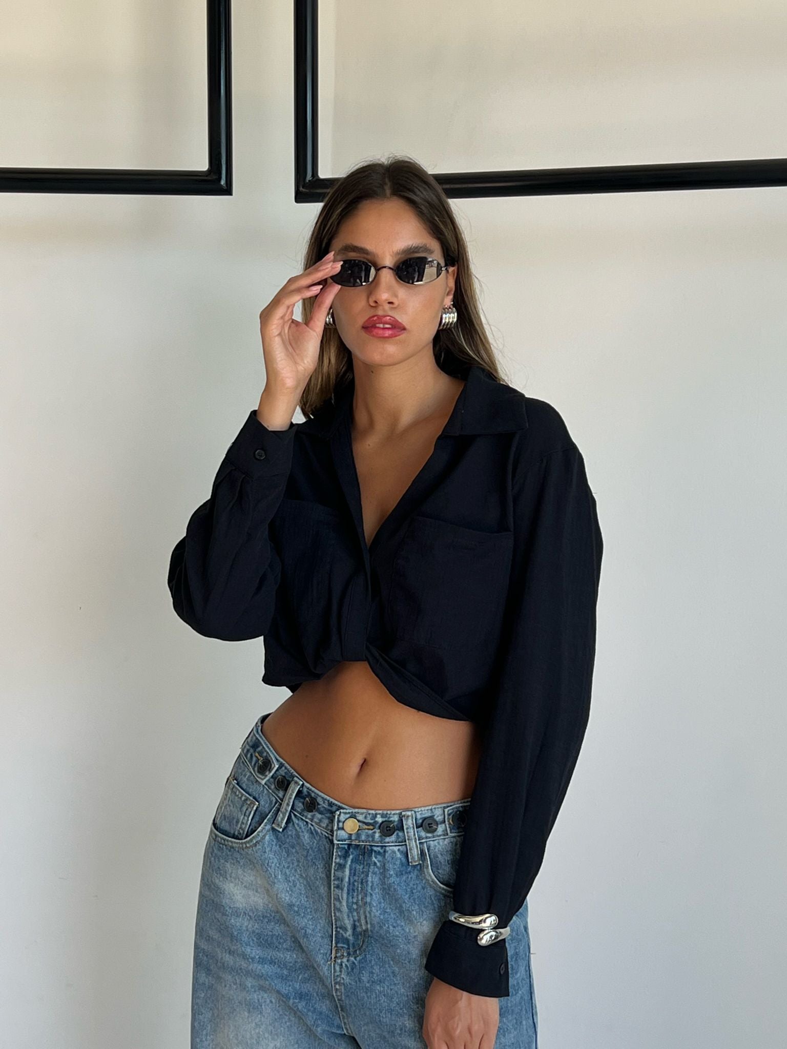 חולצת נעמי שחור