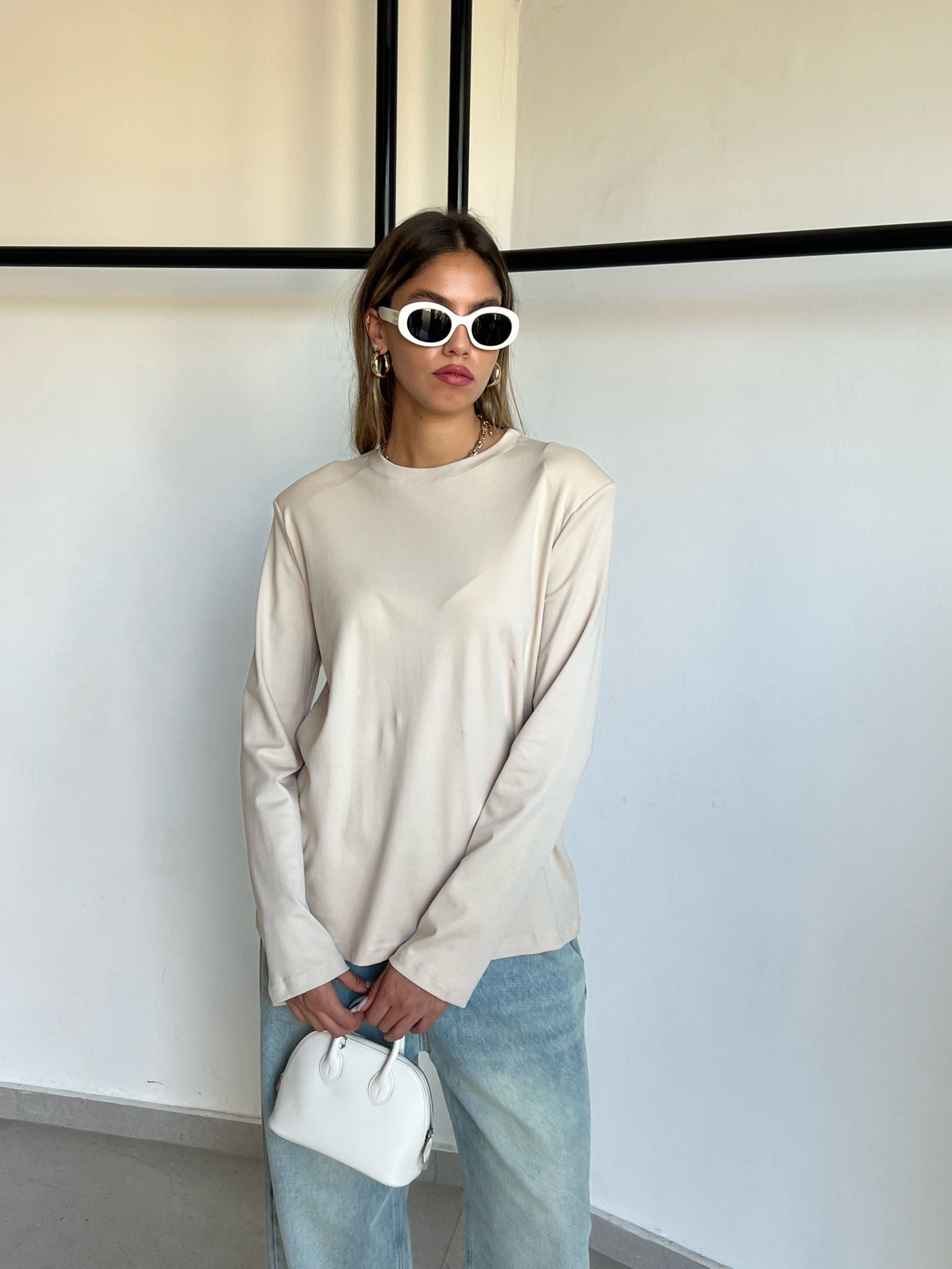 חולצת ליביה אבן