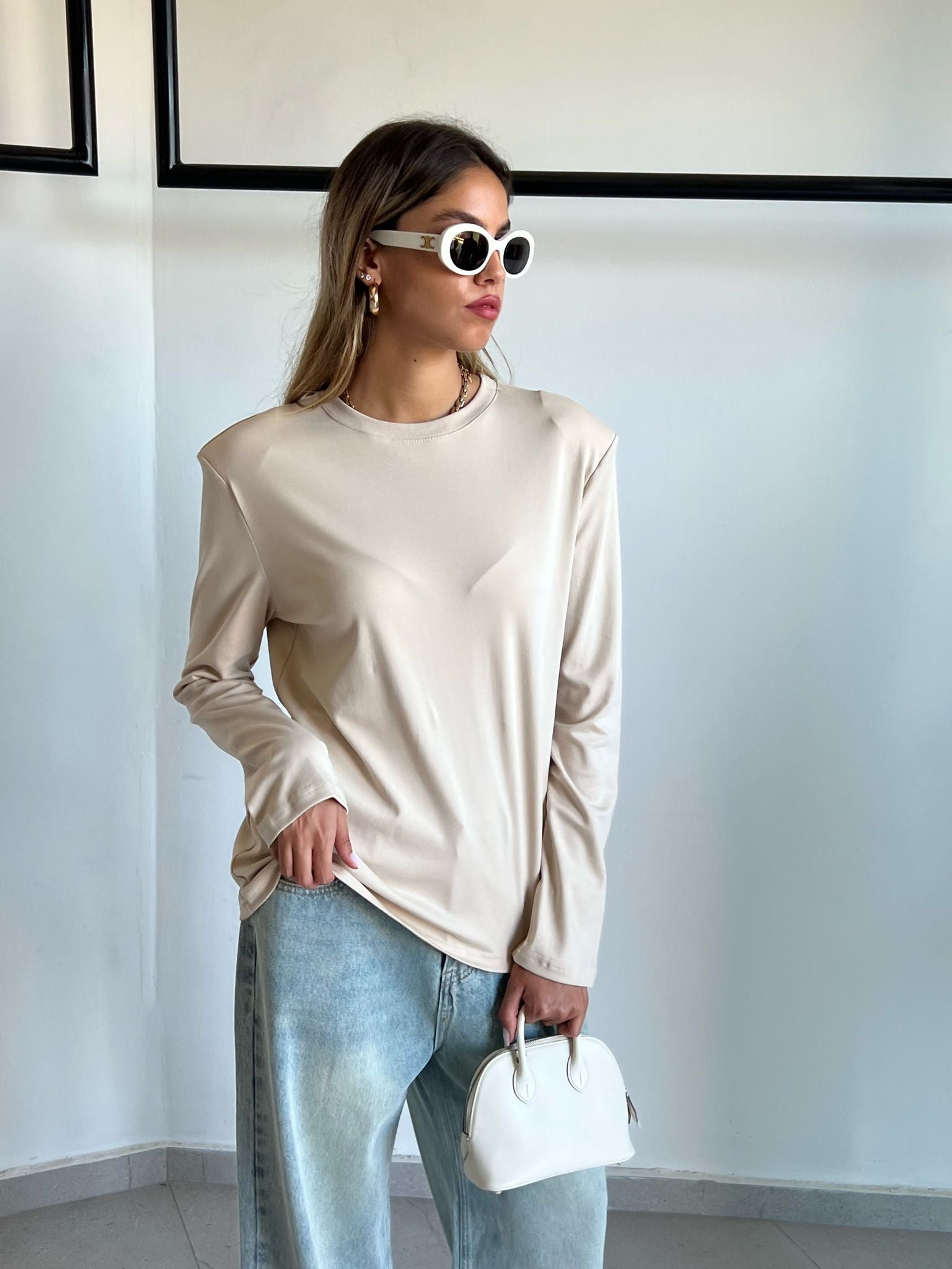 חולצת ליביה אבן