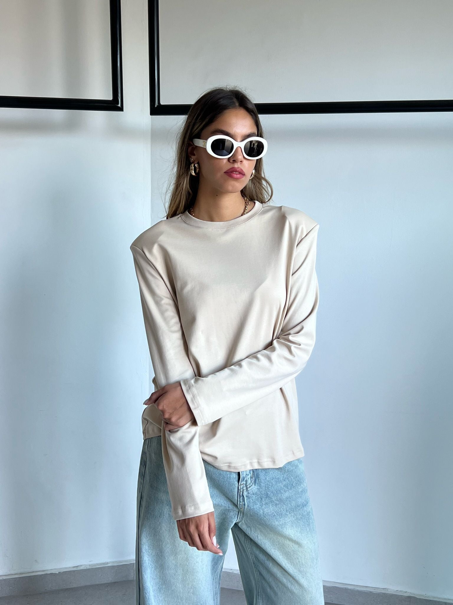 חולצת ליביה אבן