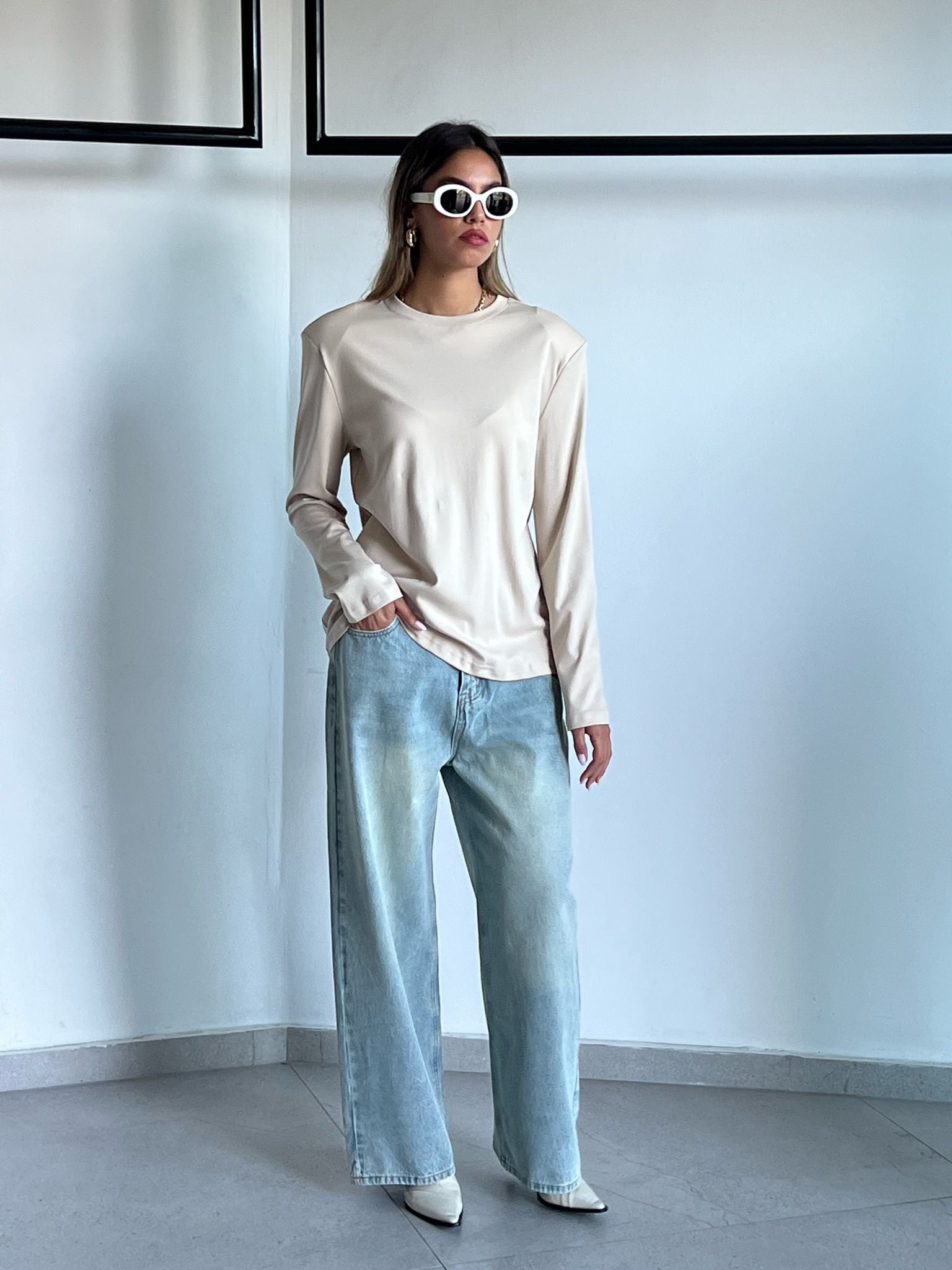 חולצת ליביה אבן