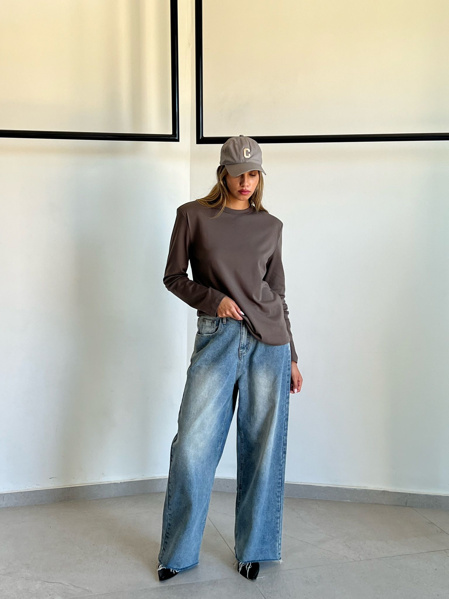 חולצת ליביה חום