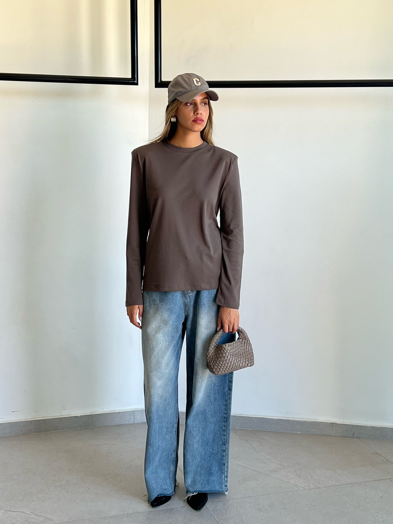 חולצת ליביה חום