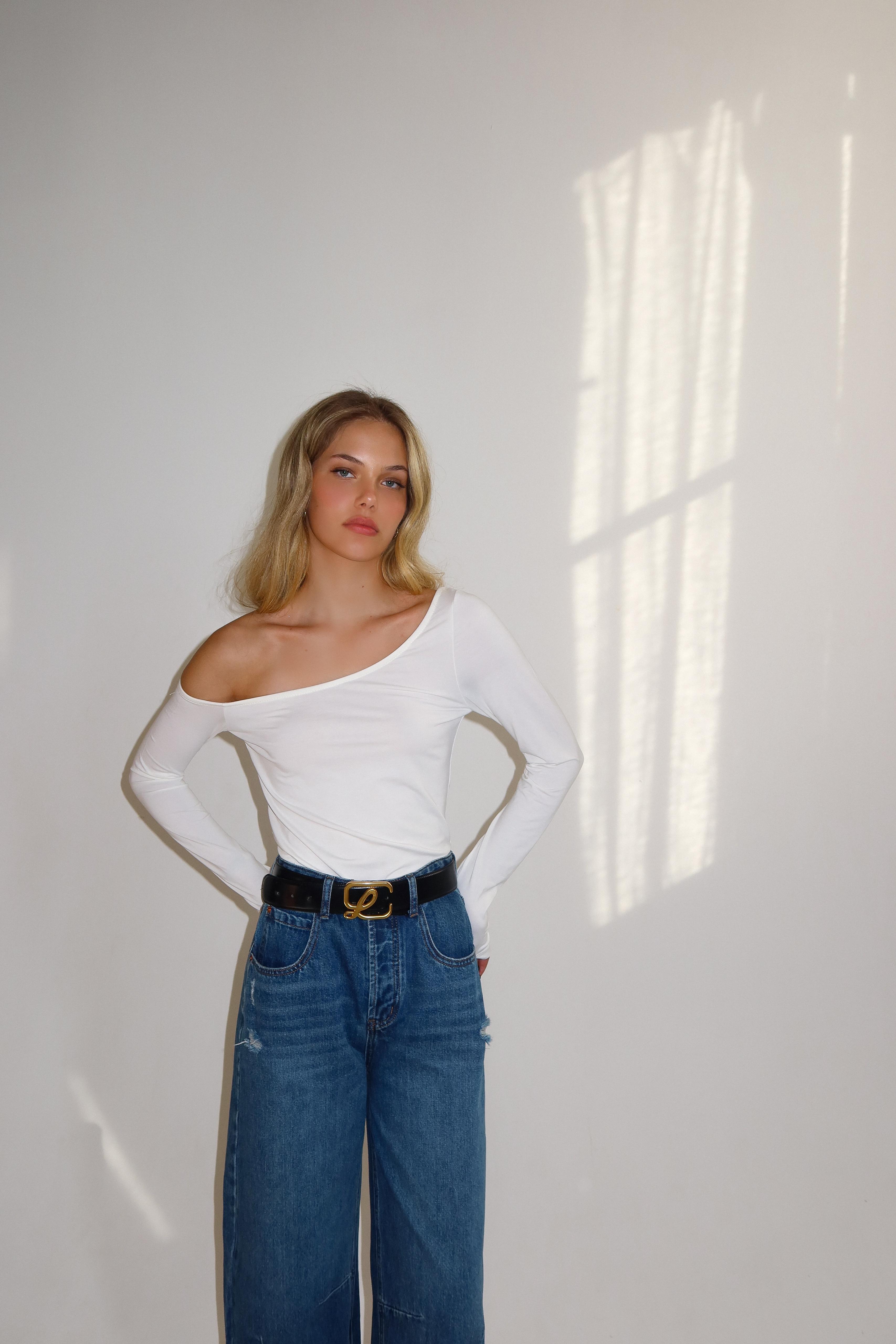 חולצת ליטאני לבן