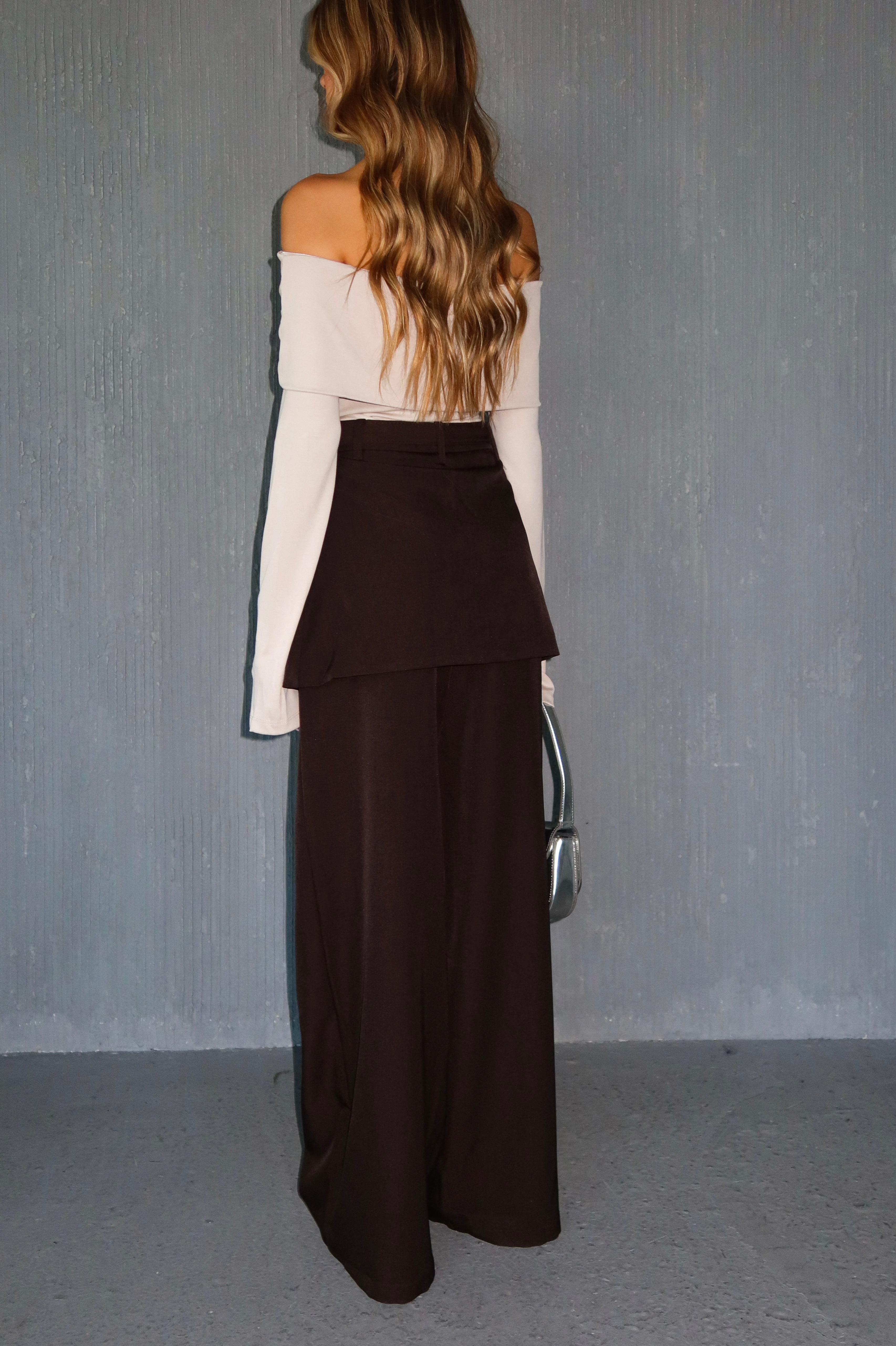 מכנס פאסי חום