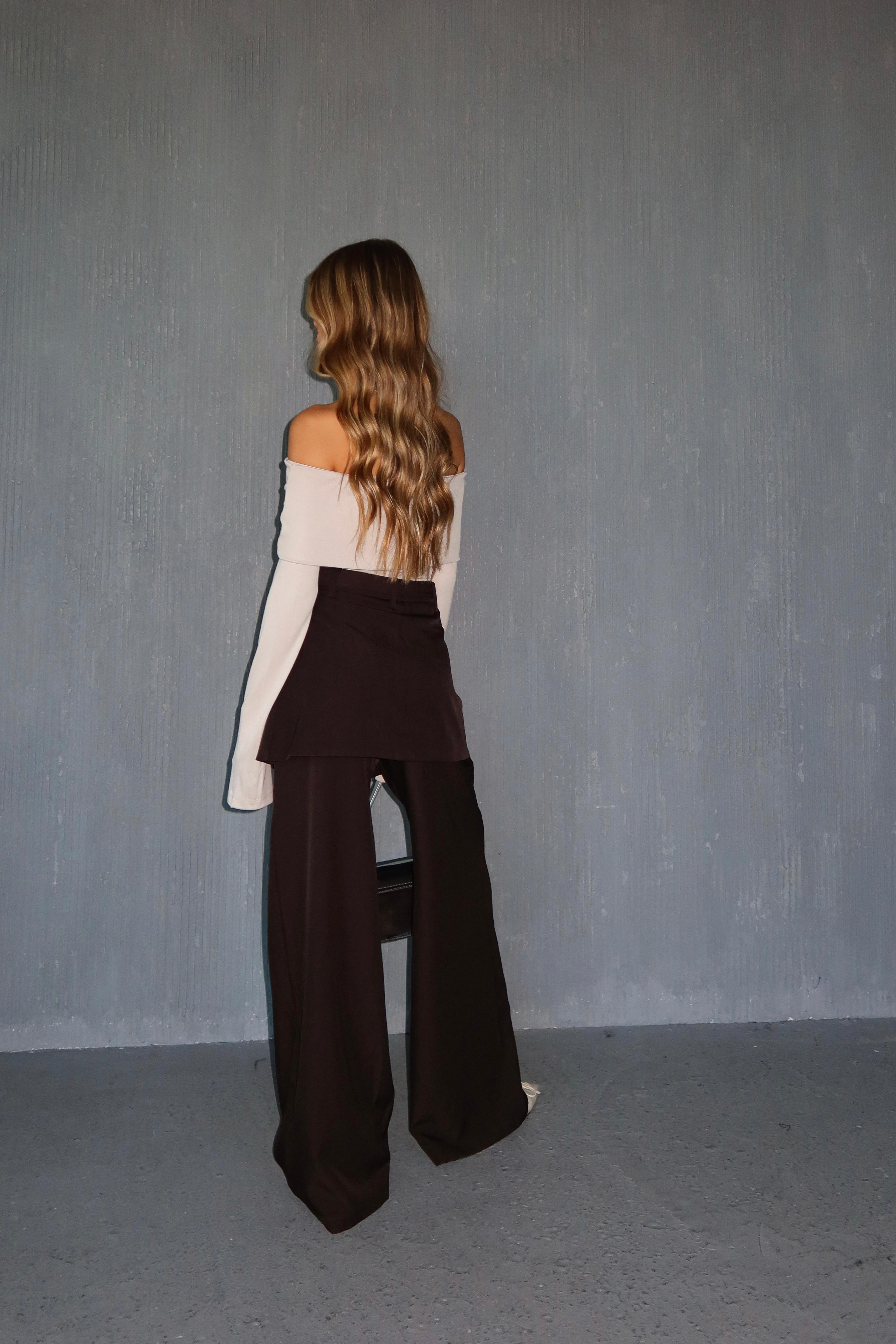 מכנס פאסי חום