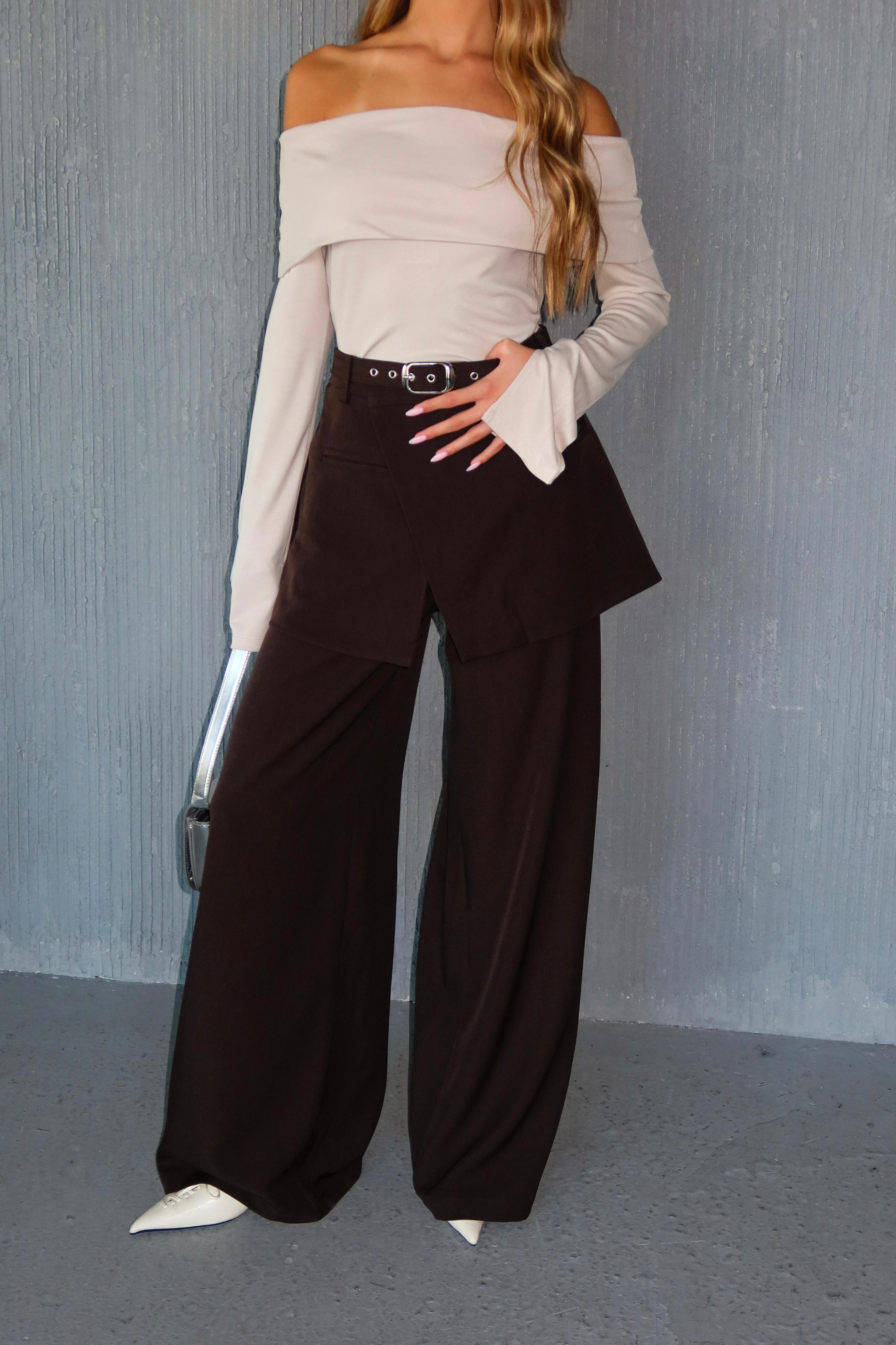 מכנס פאסי חום