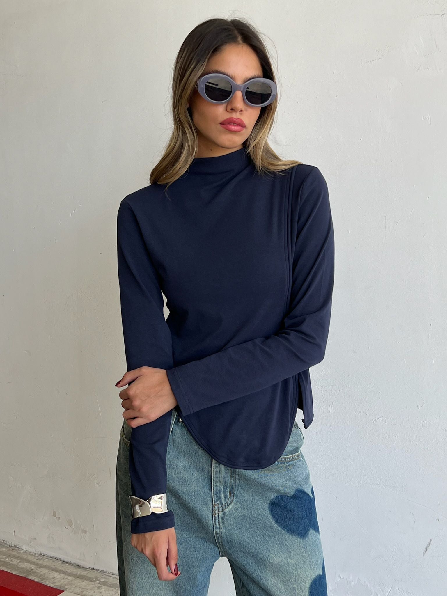 חולצת אביאור כחול