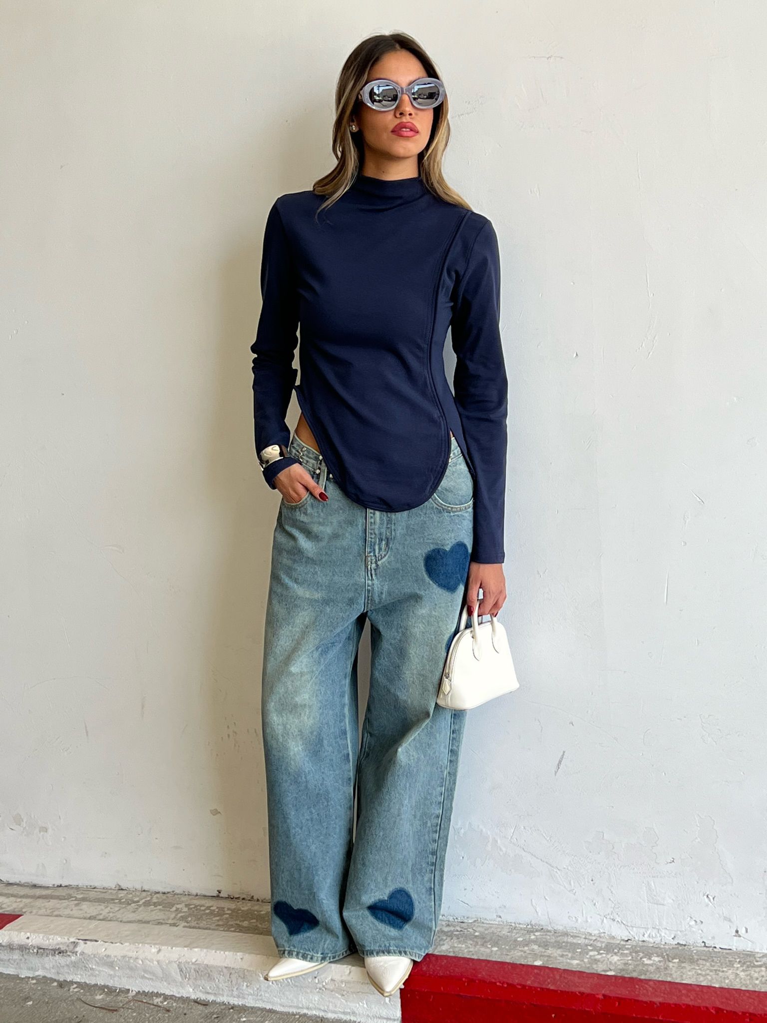 חולצת אביאור כחול