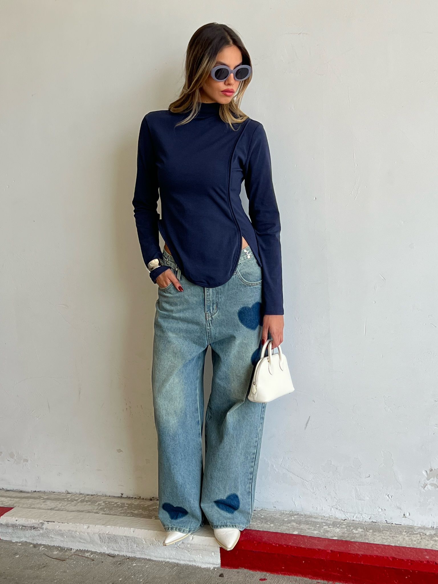 חולצת אביאור כחול