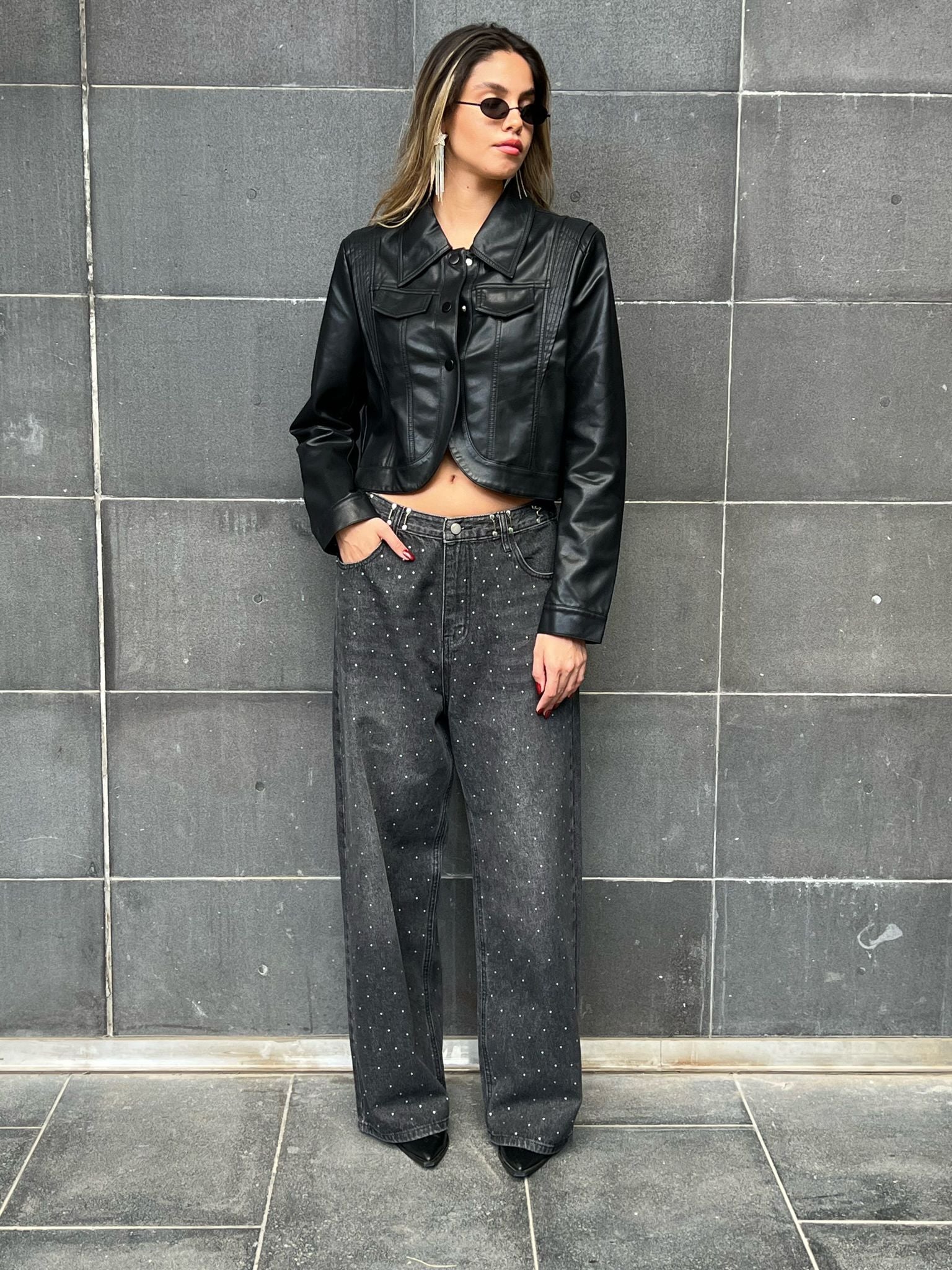 ג'ינס רויאל שחור