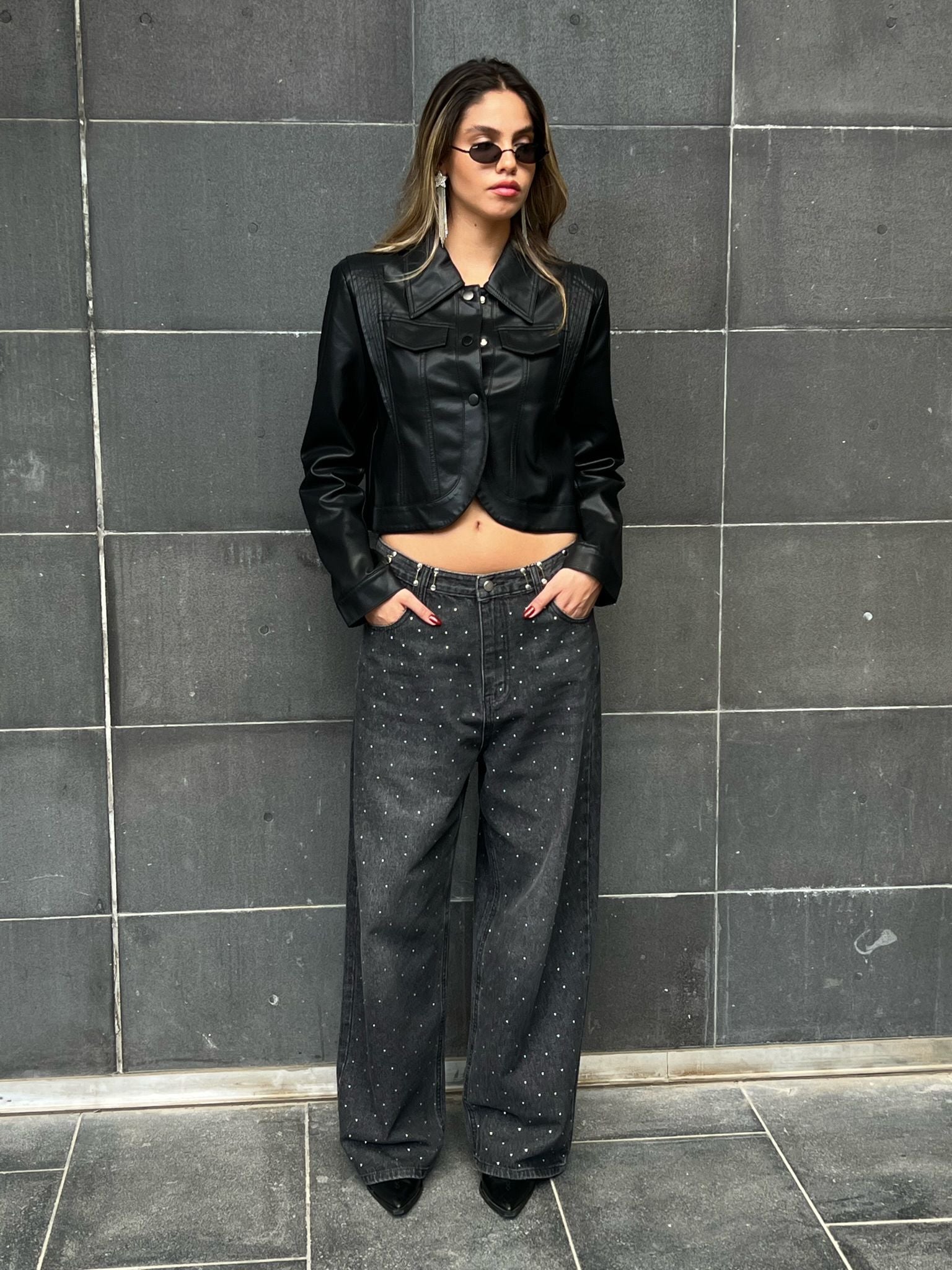 ג'ינס רויאל שחור