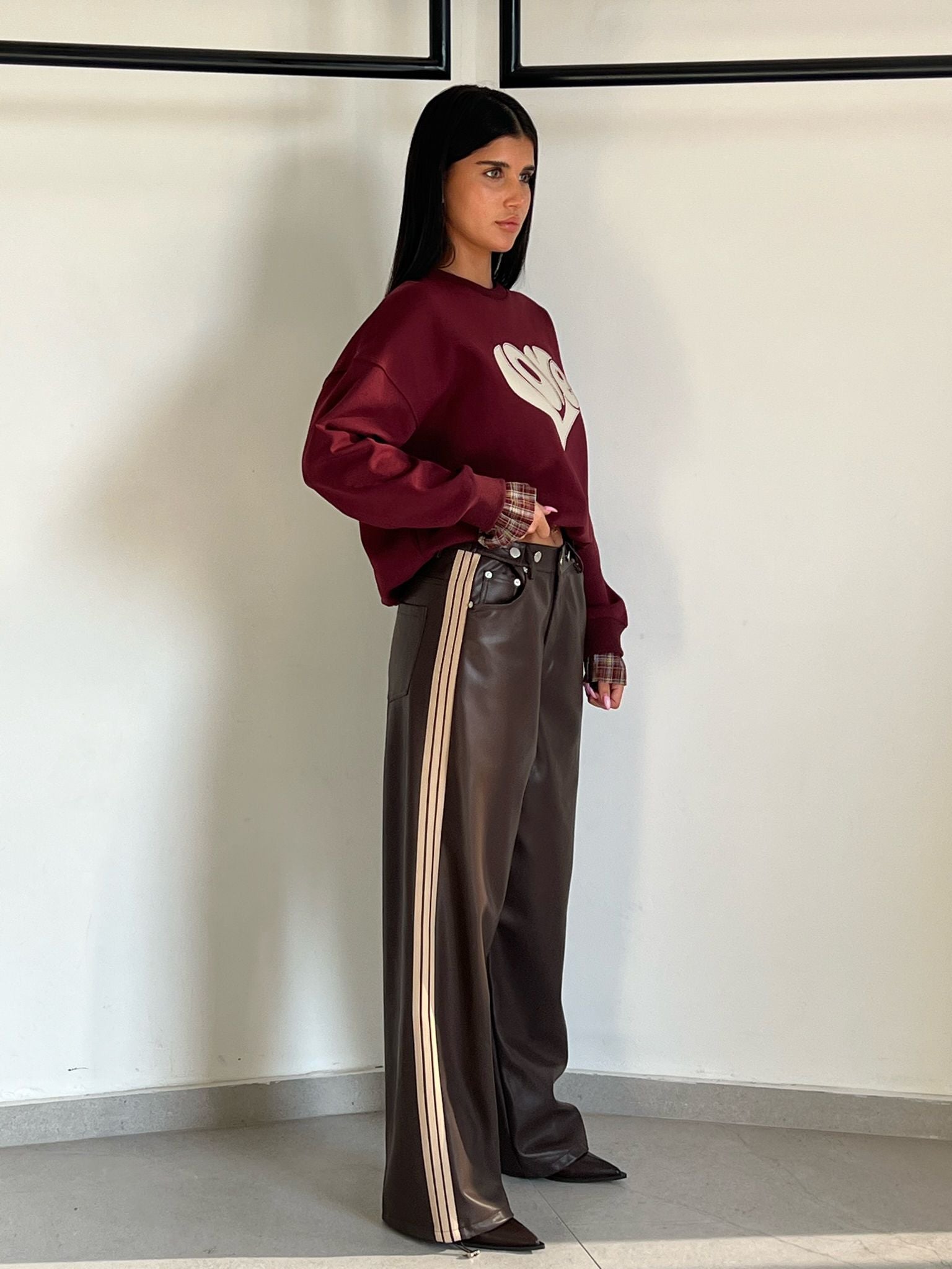 מכנס לורן חום