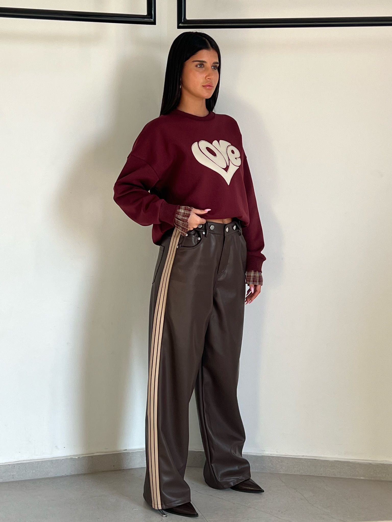 מכנס לורן חום