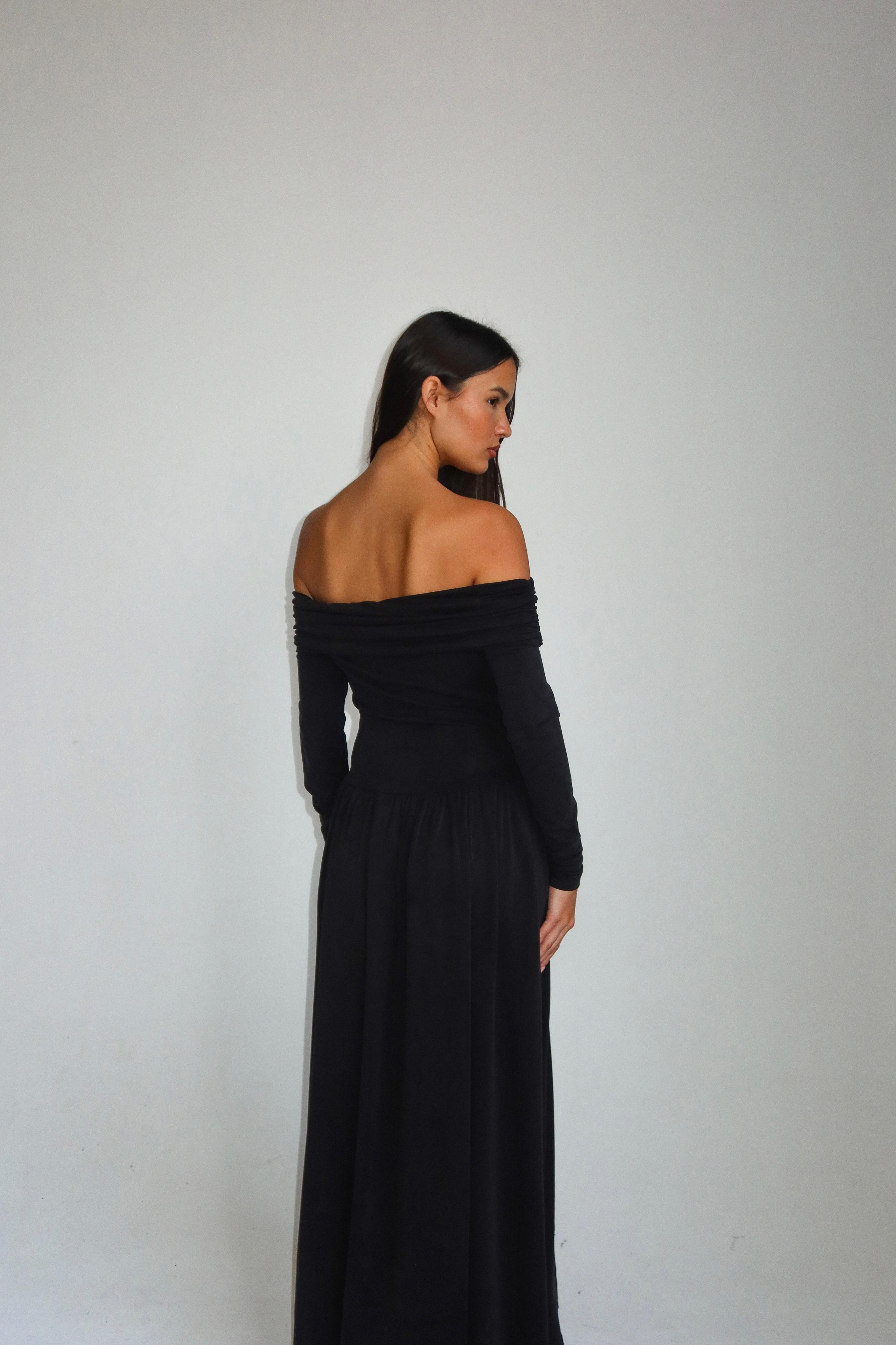 שמלת טורמן שחור