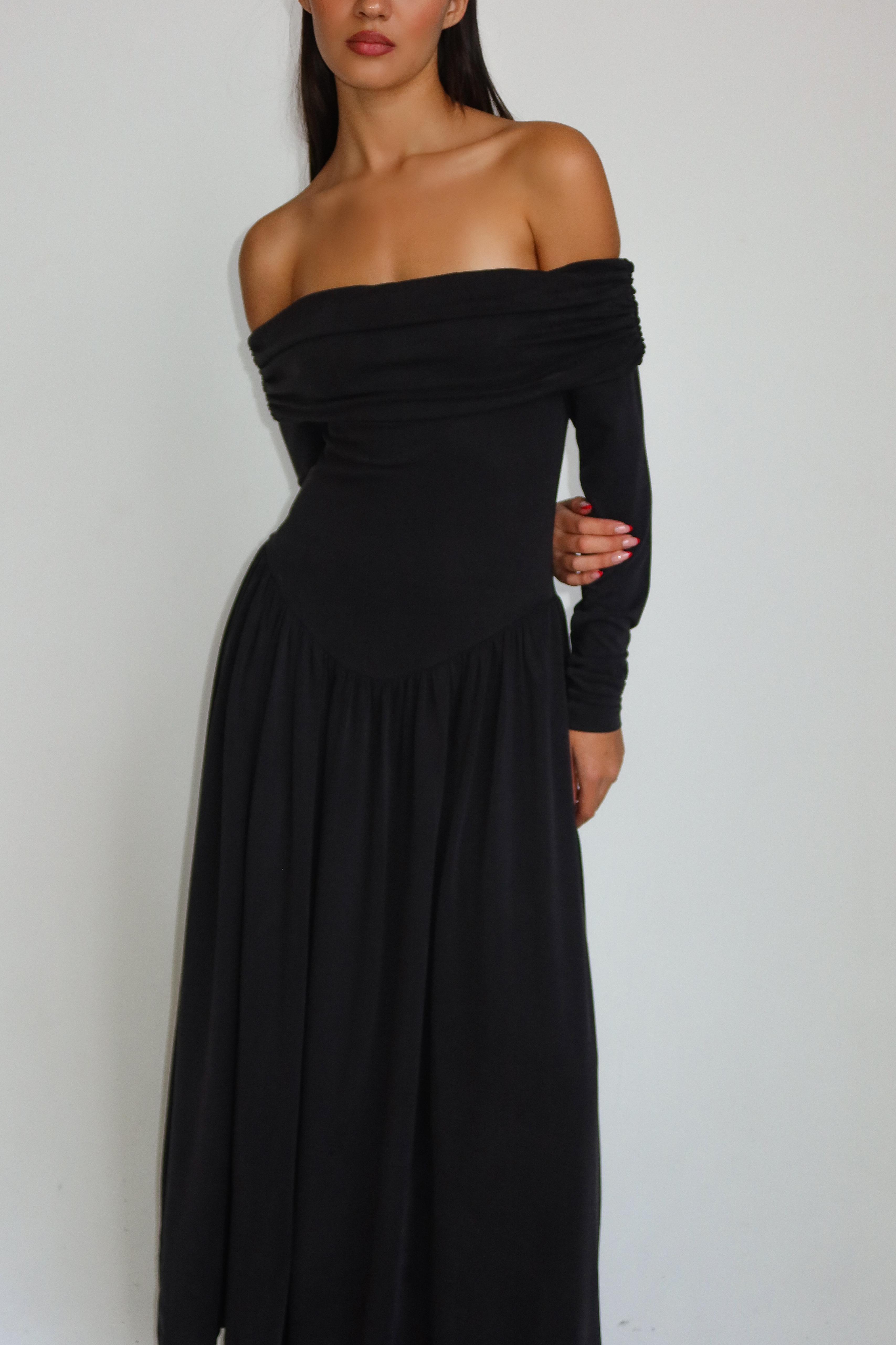 שמלת טורמן שחור