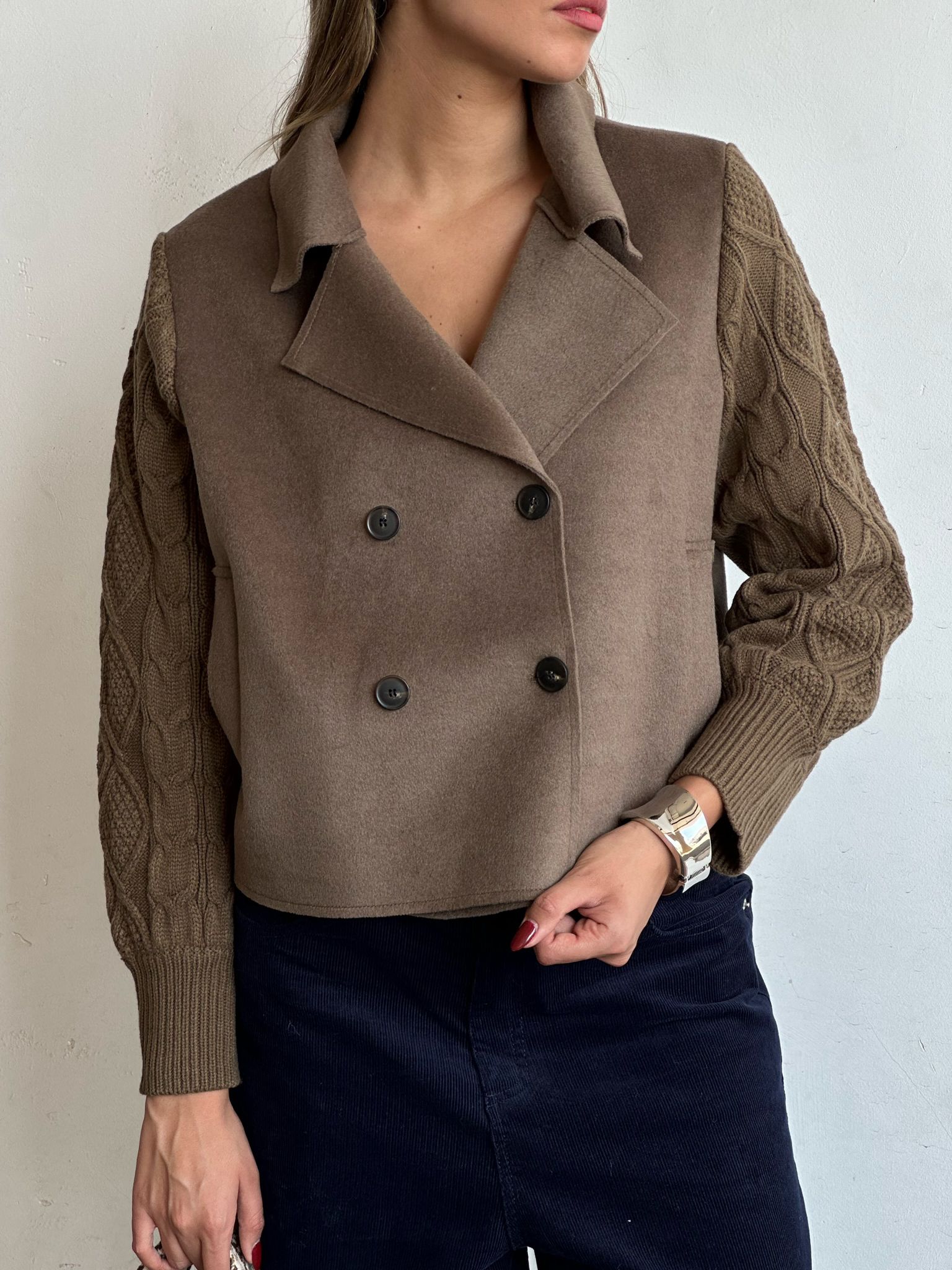 מעיל בר חום