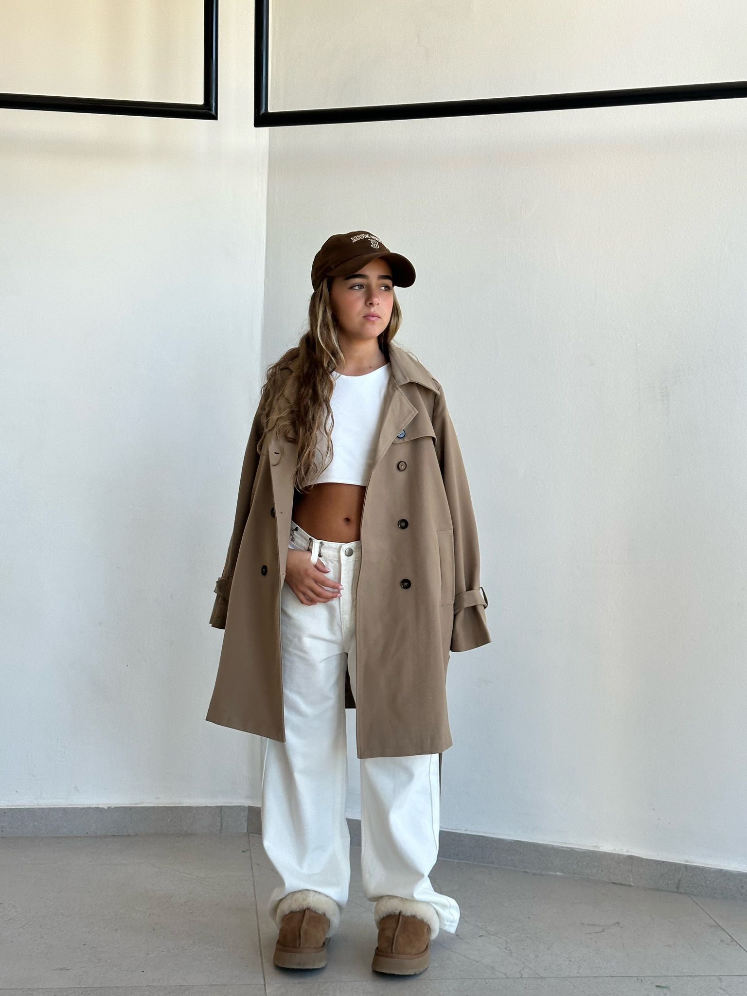 מעיל אלואיז חום