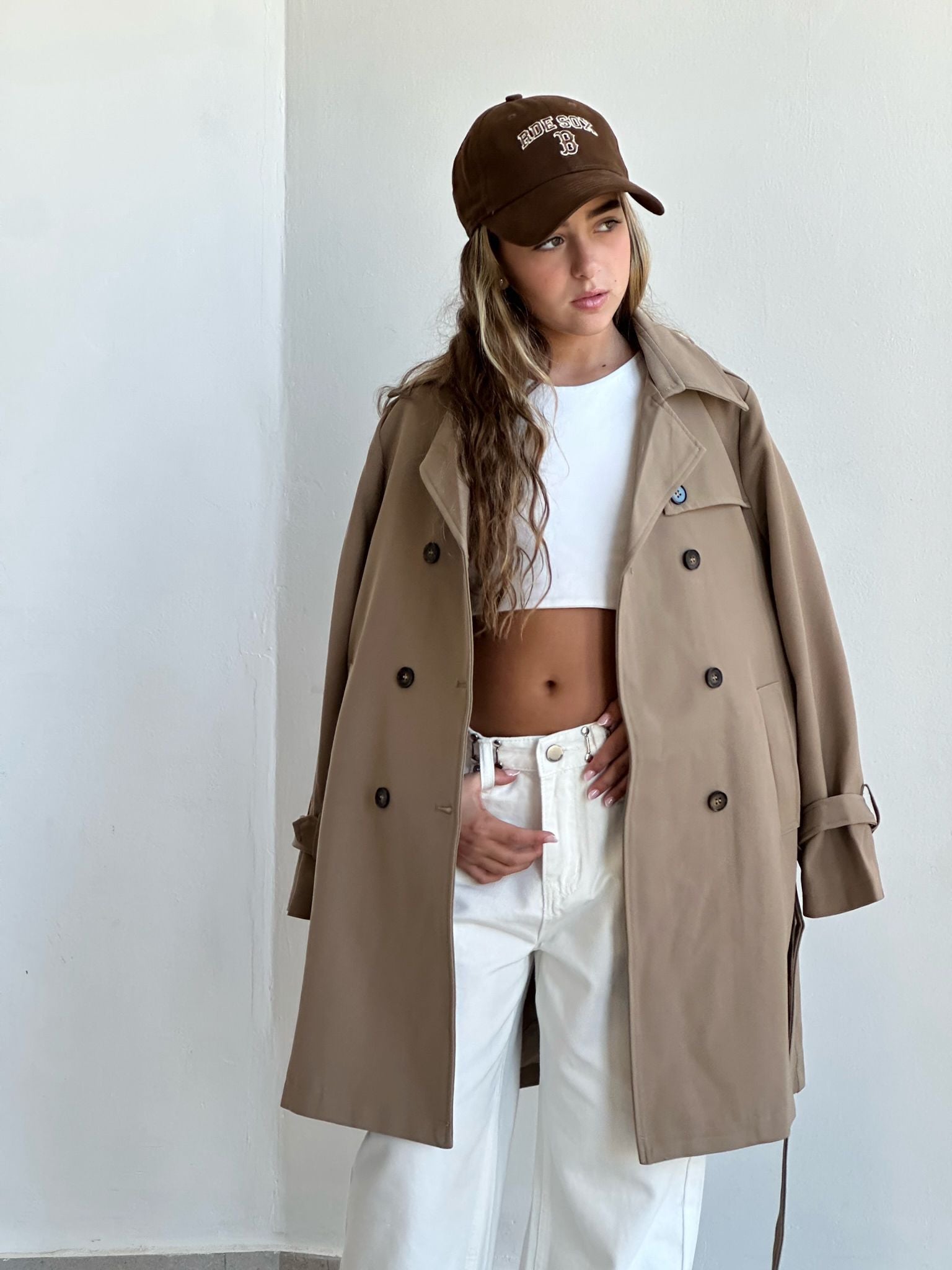 מעיל אלואיז חום