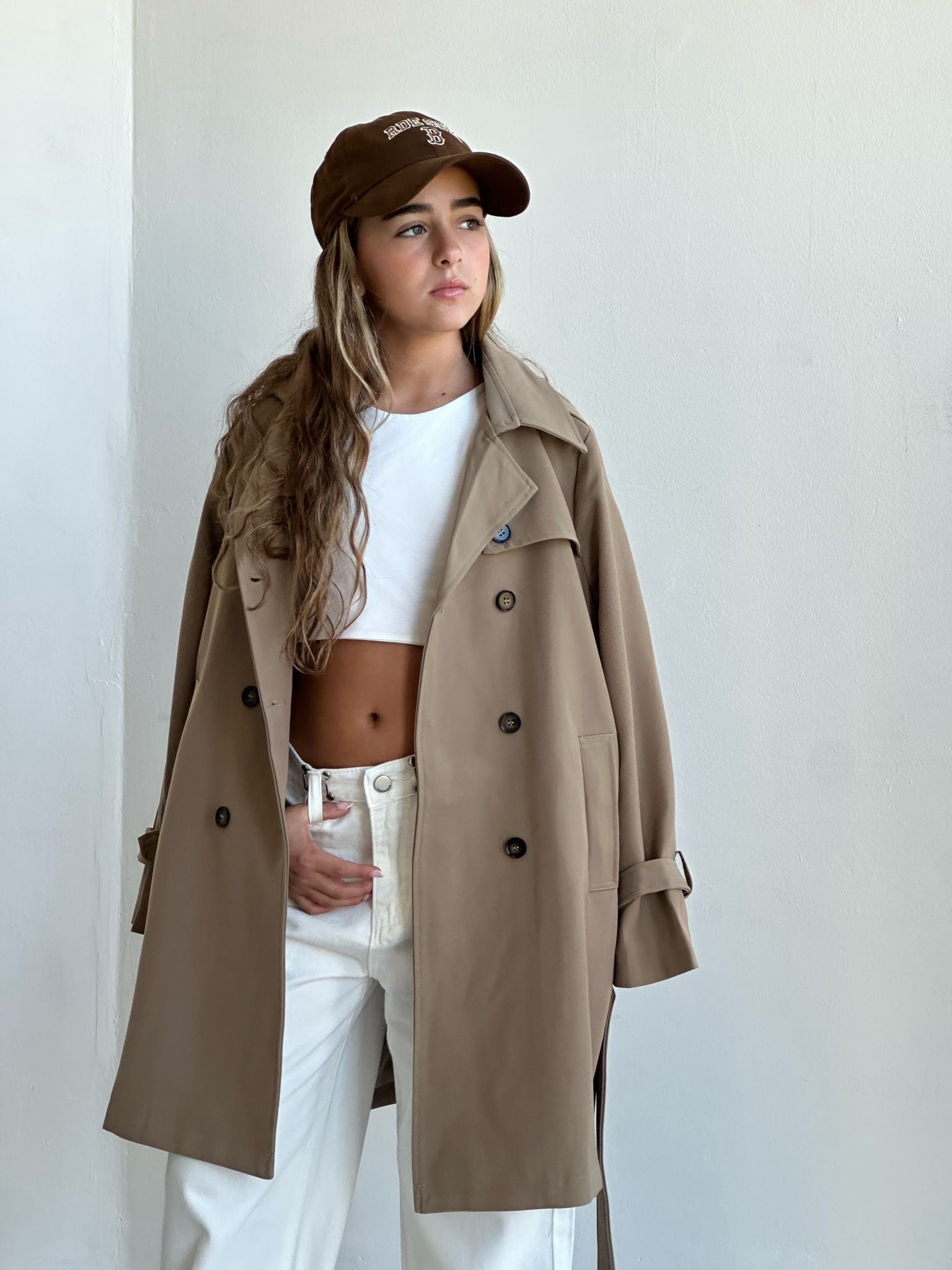 מעיל אלואיז חום