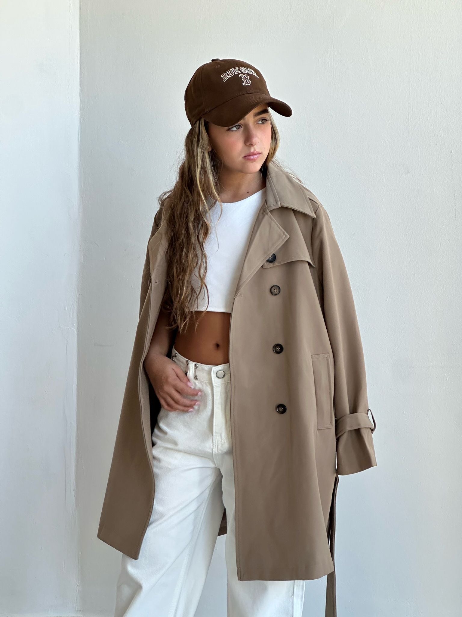 מעיל אלואיז חום