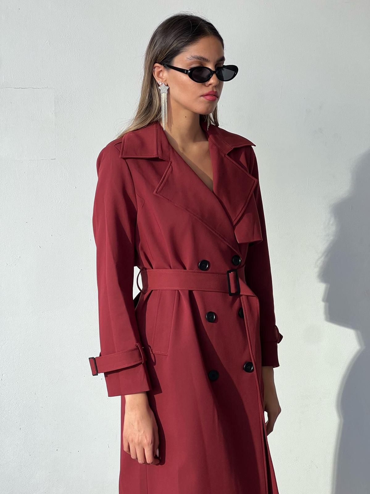 מעיל ניקה בורדו