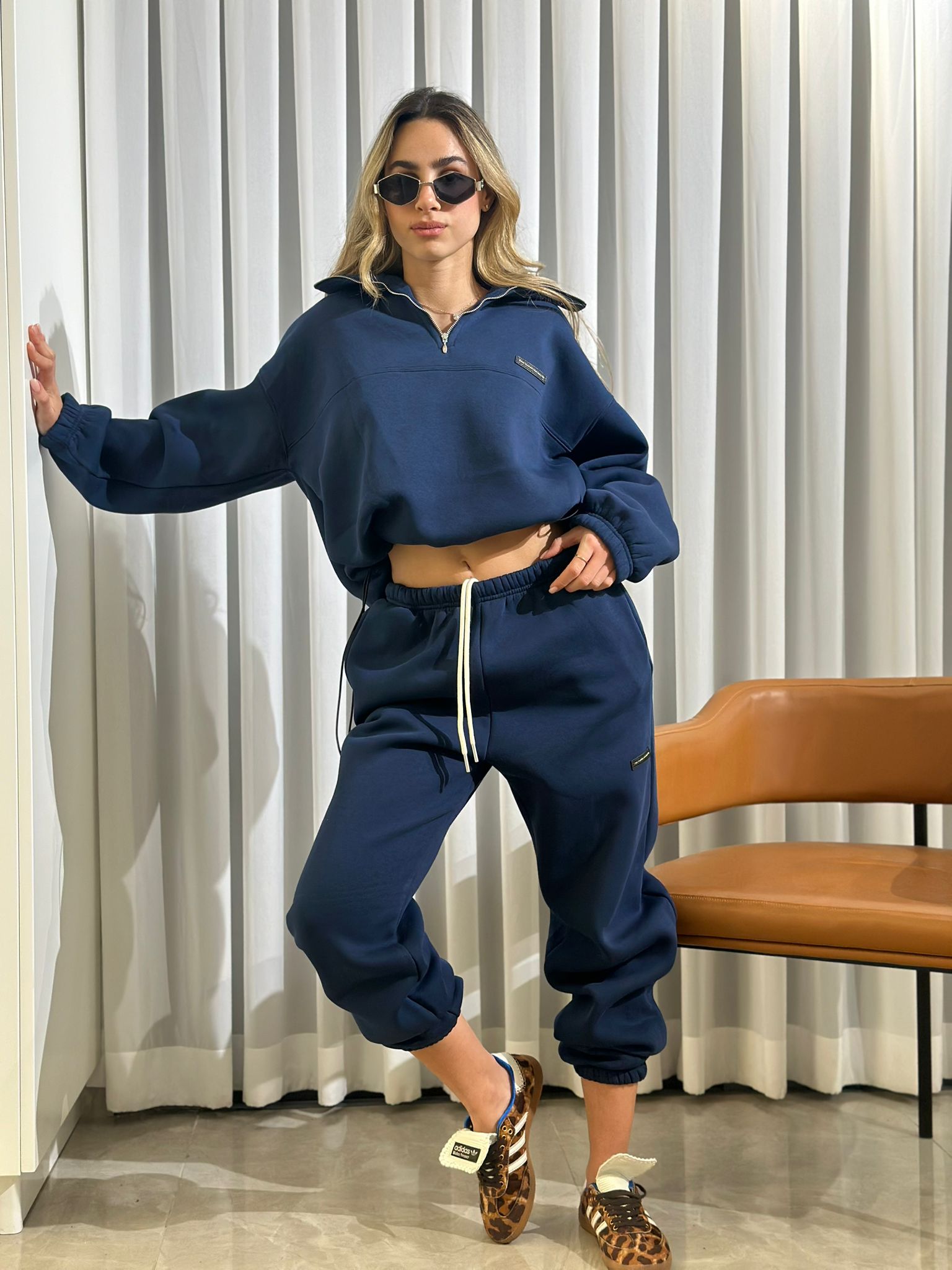 חליפת אבלין כחול