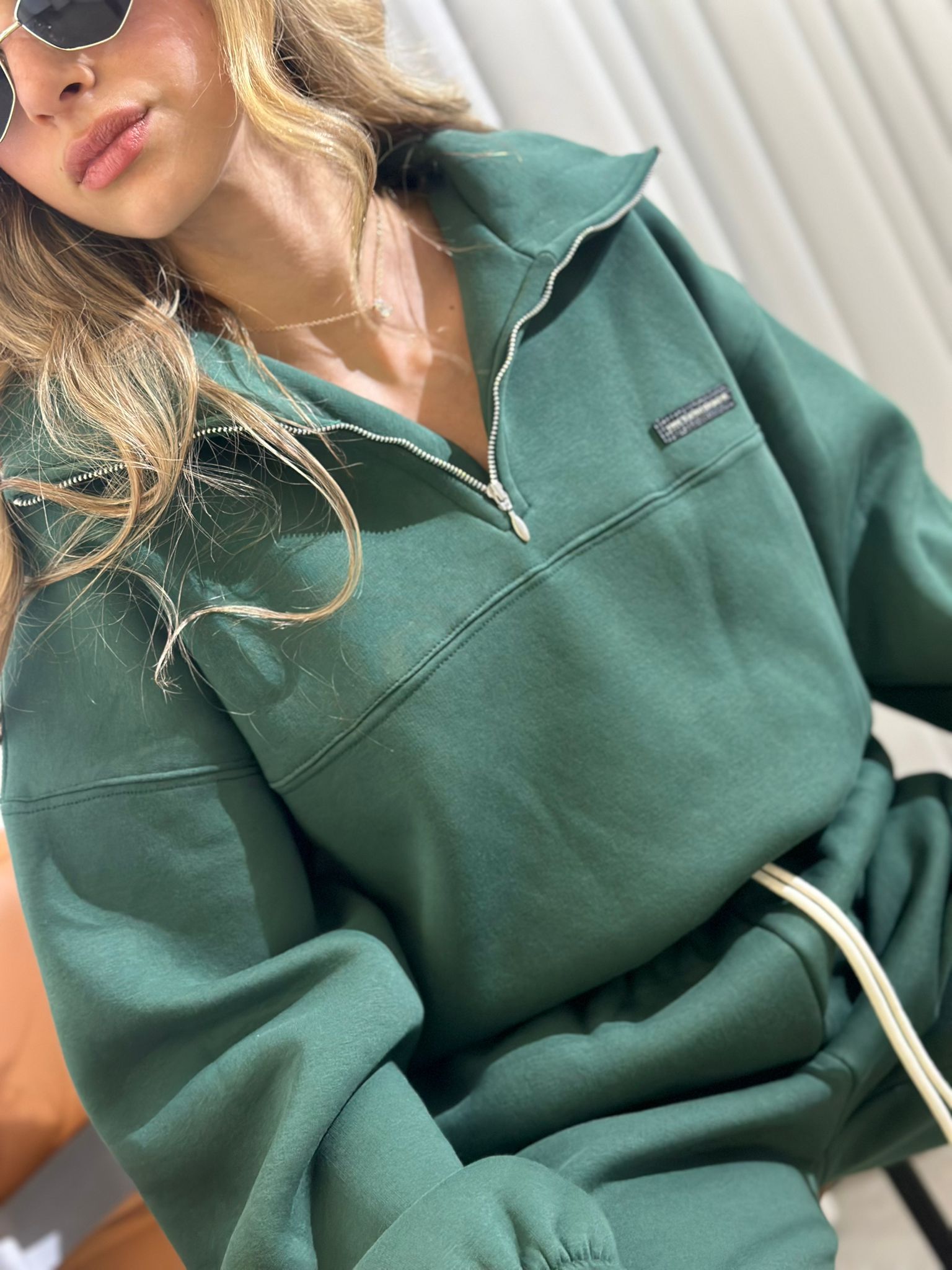 חליפת אבלין ירוק