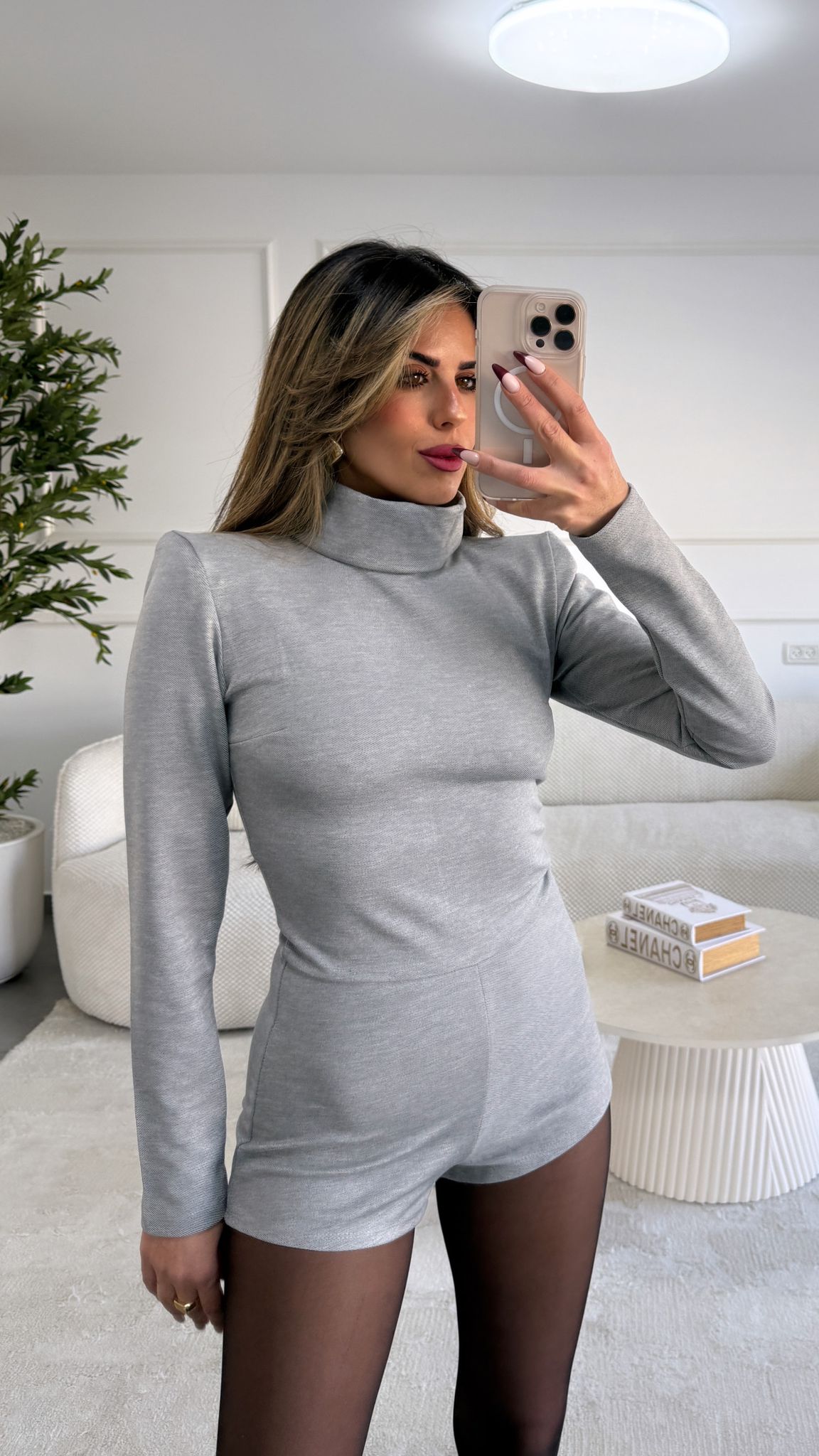 אוברול אמית אפור