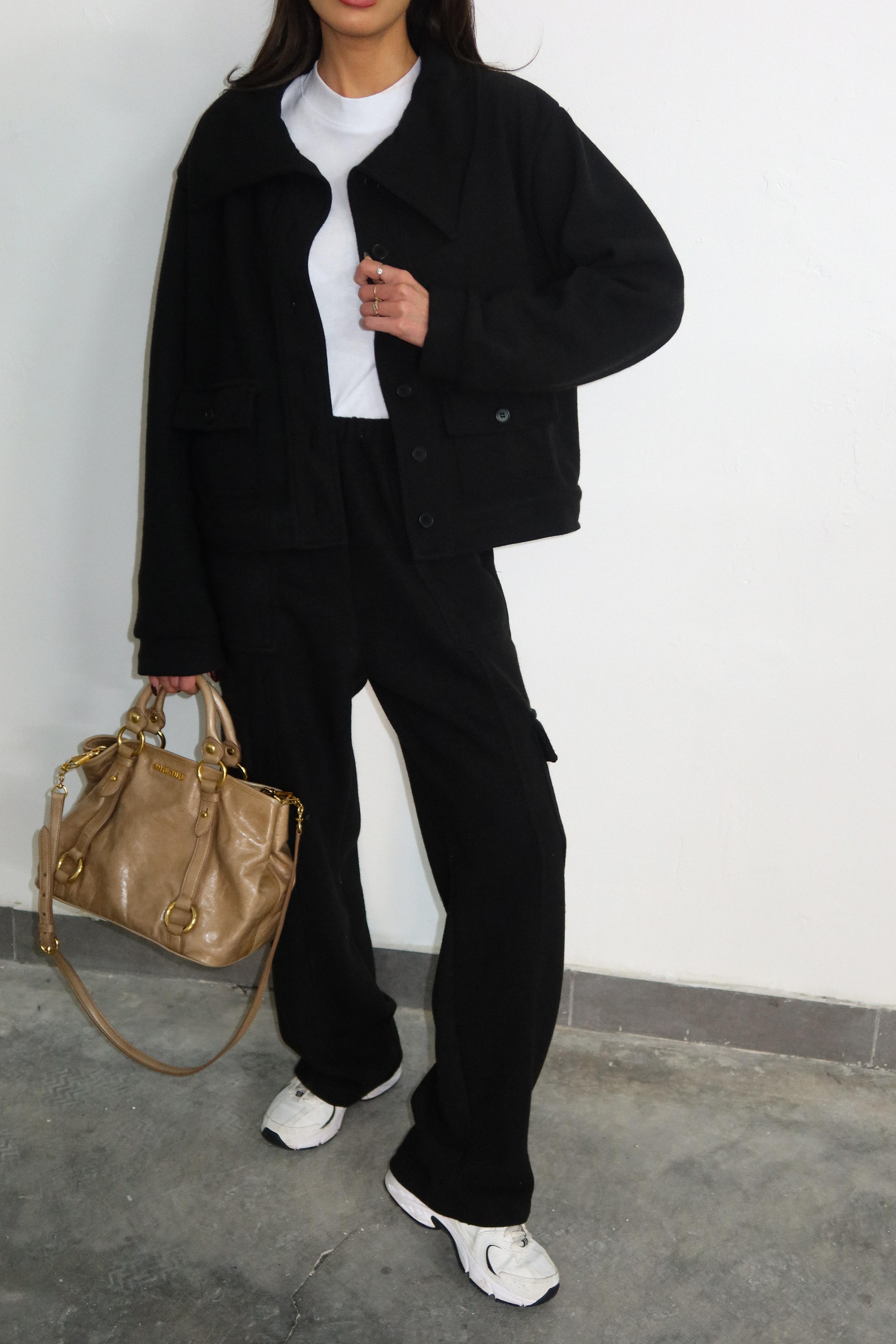 חליפת ג'ניס שחור