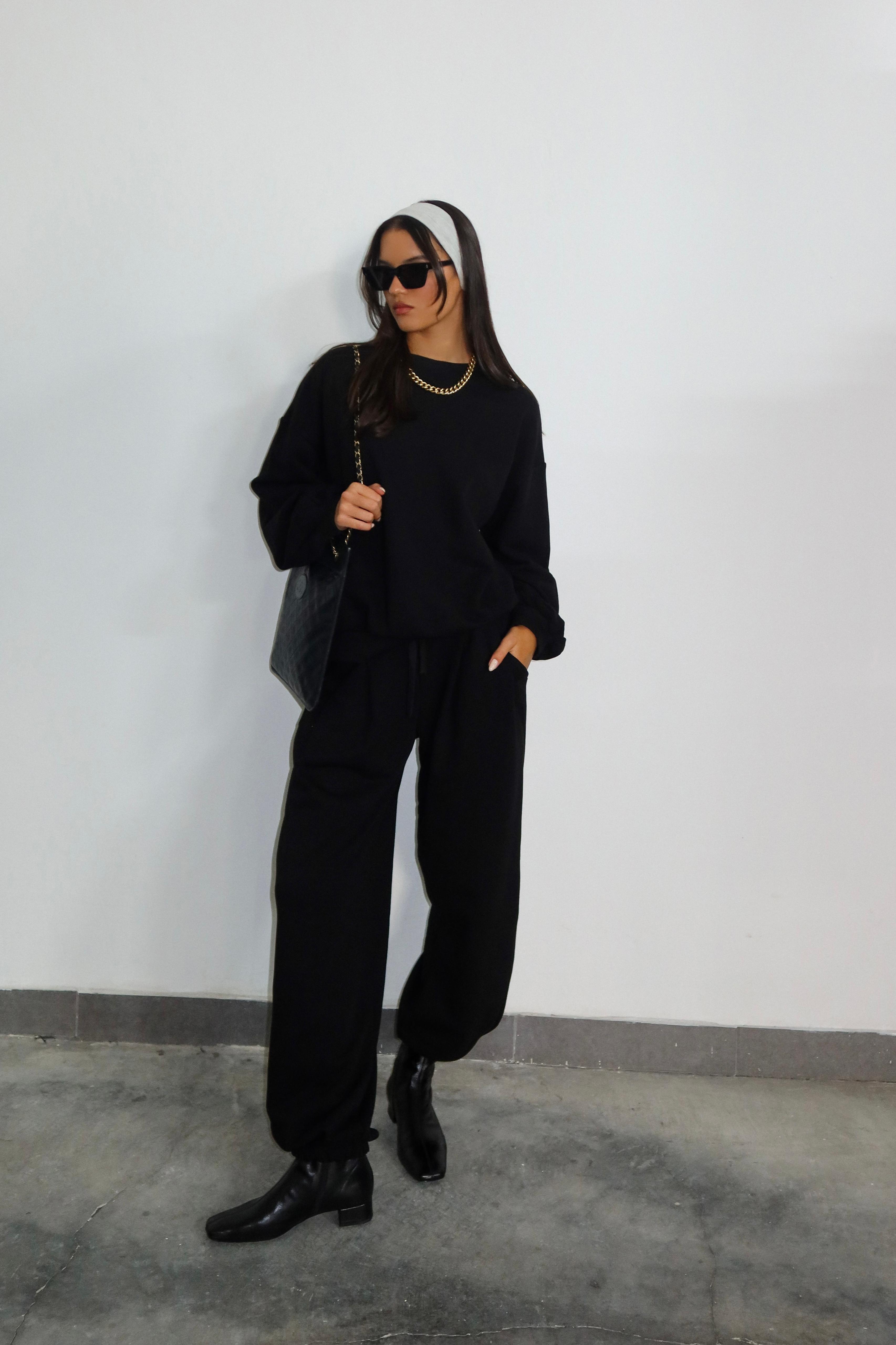 חליפת פררה שחור