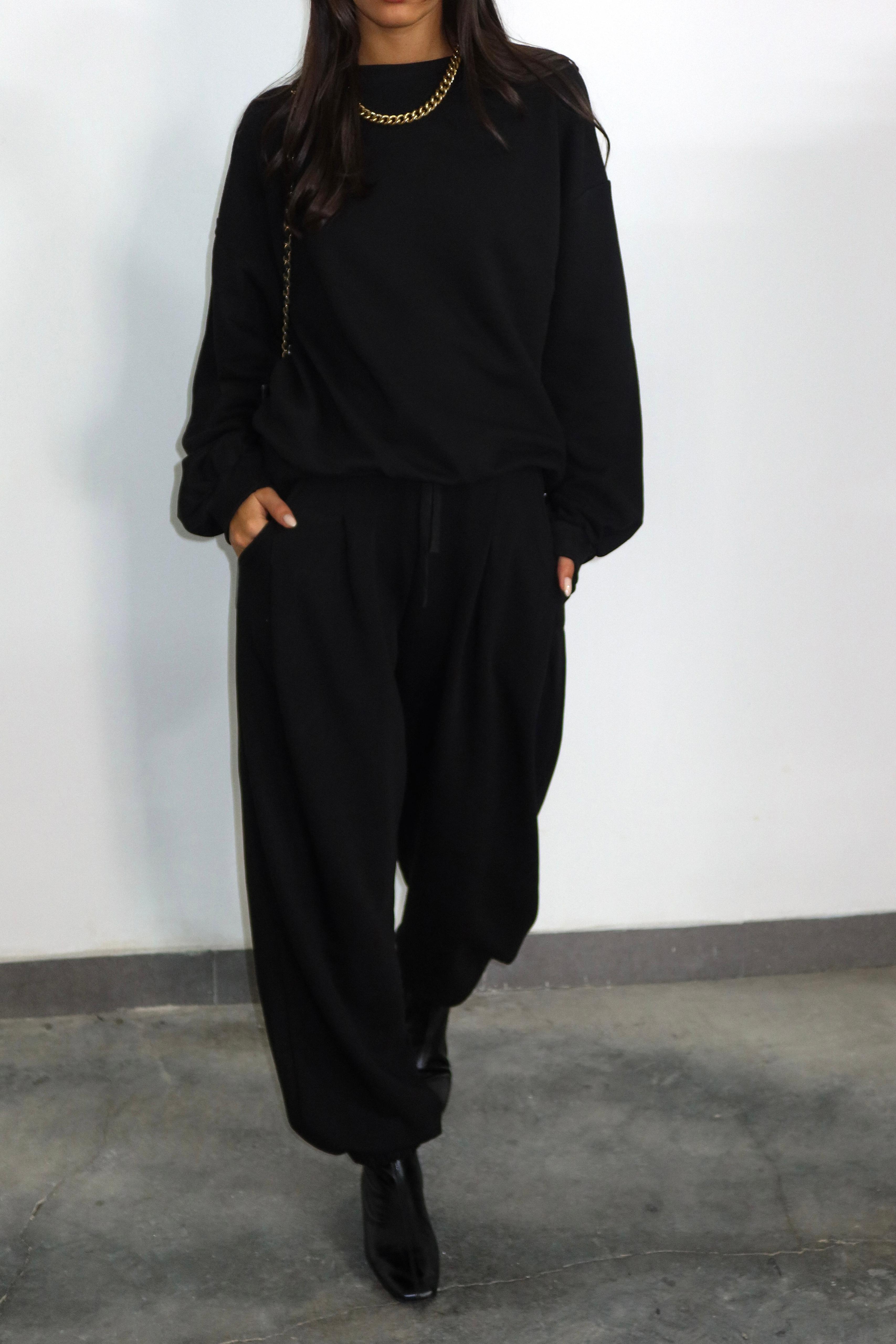 חליפת פררה שחור