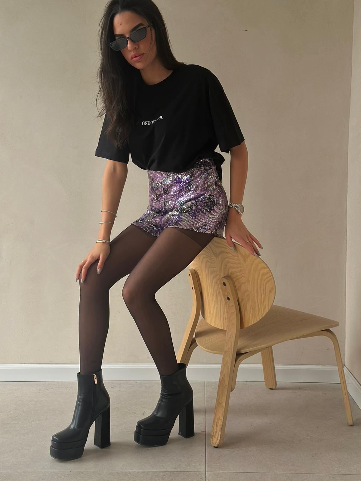 שורט פאייט סגול