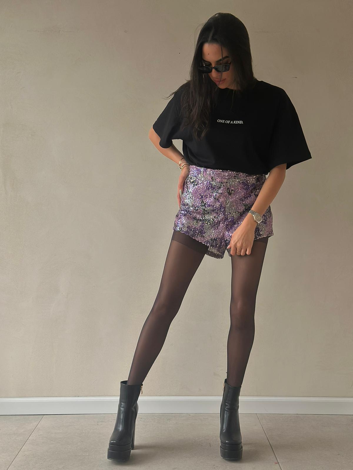 שורט פאייט סגול