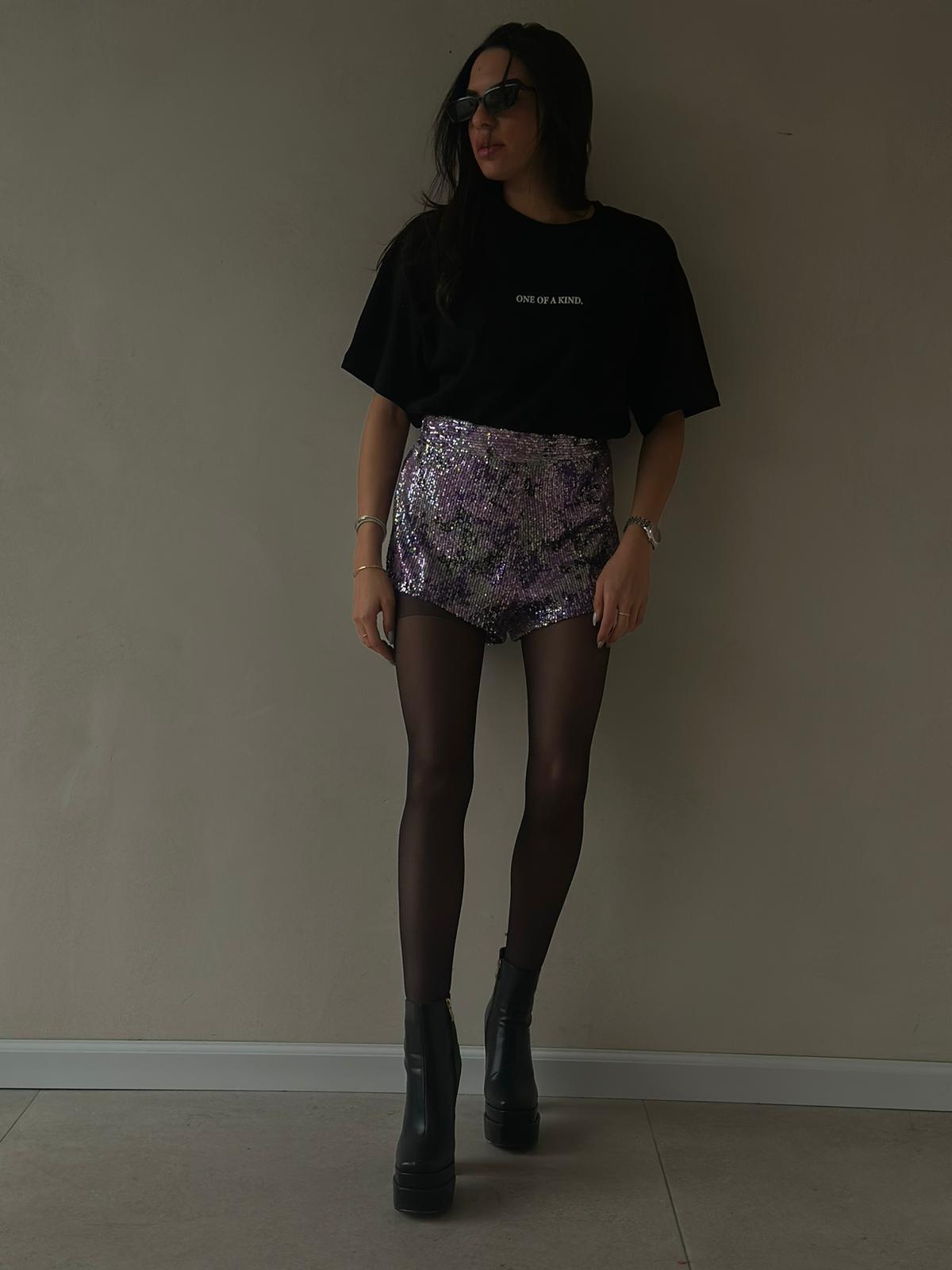 שורט פאייט סגול