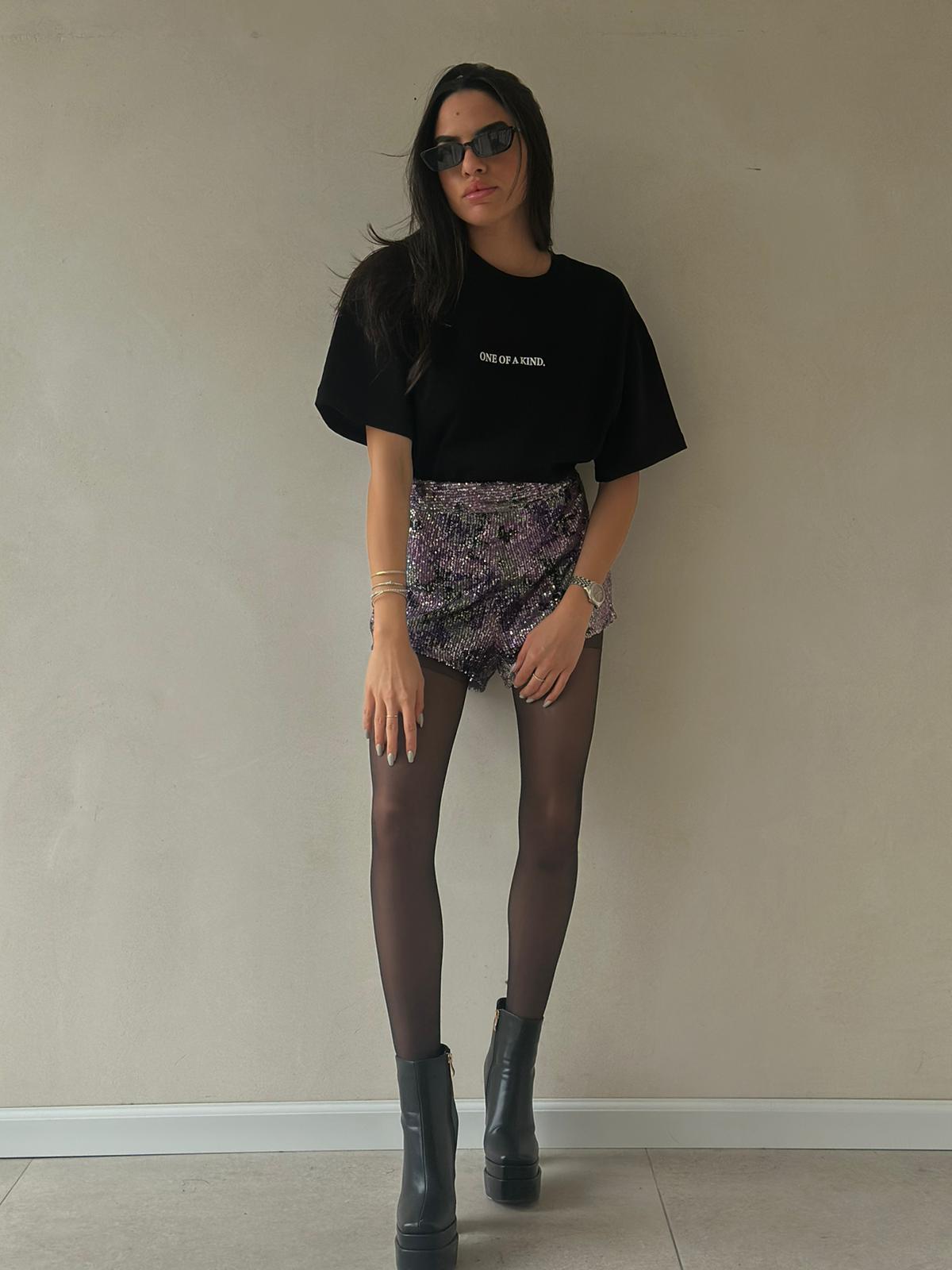 שורט פאייט סגול