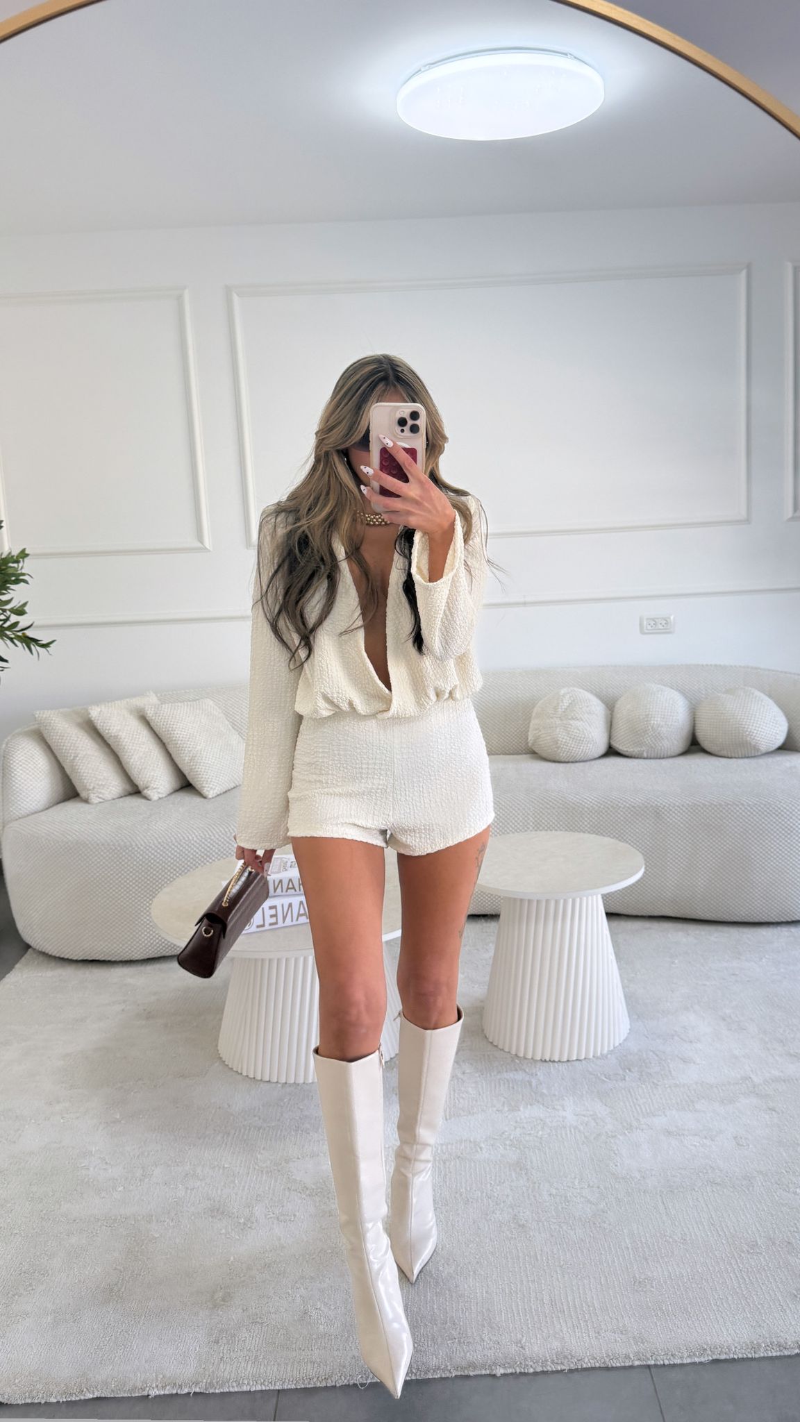 אוברול שביט שמנת