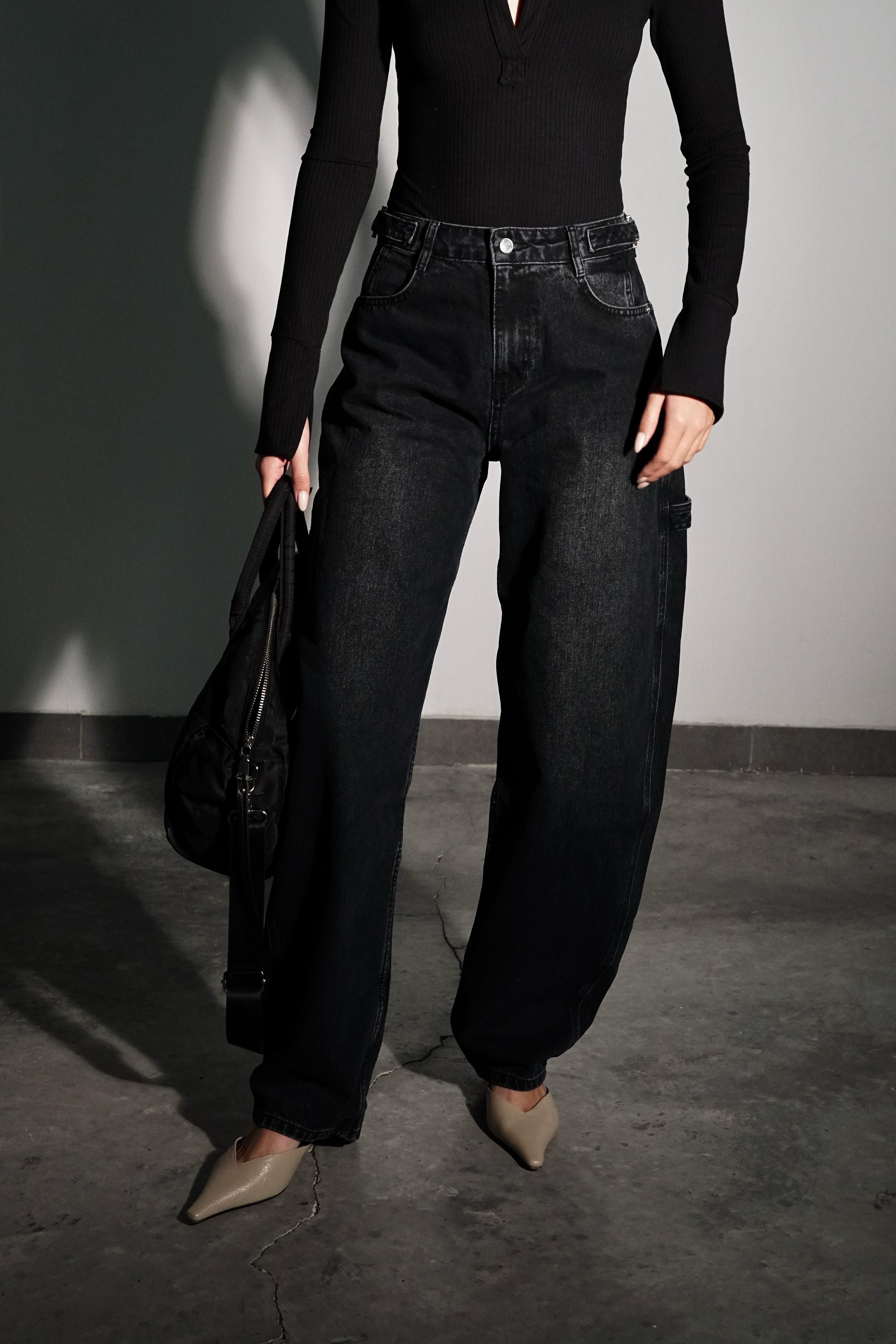 ג'ינס פרל שחור