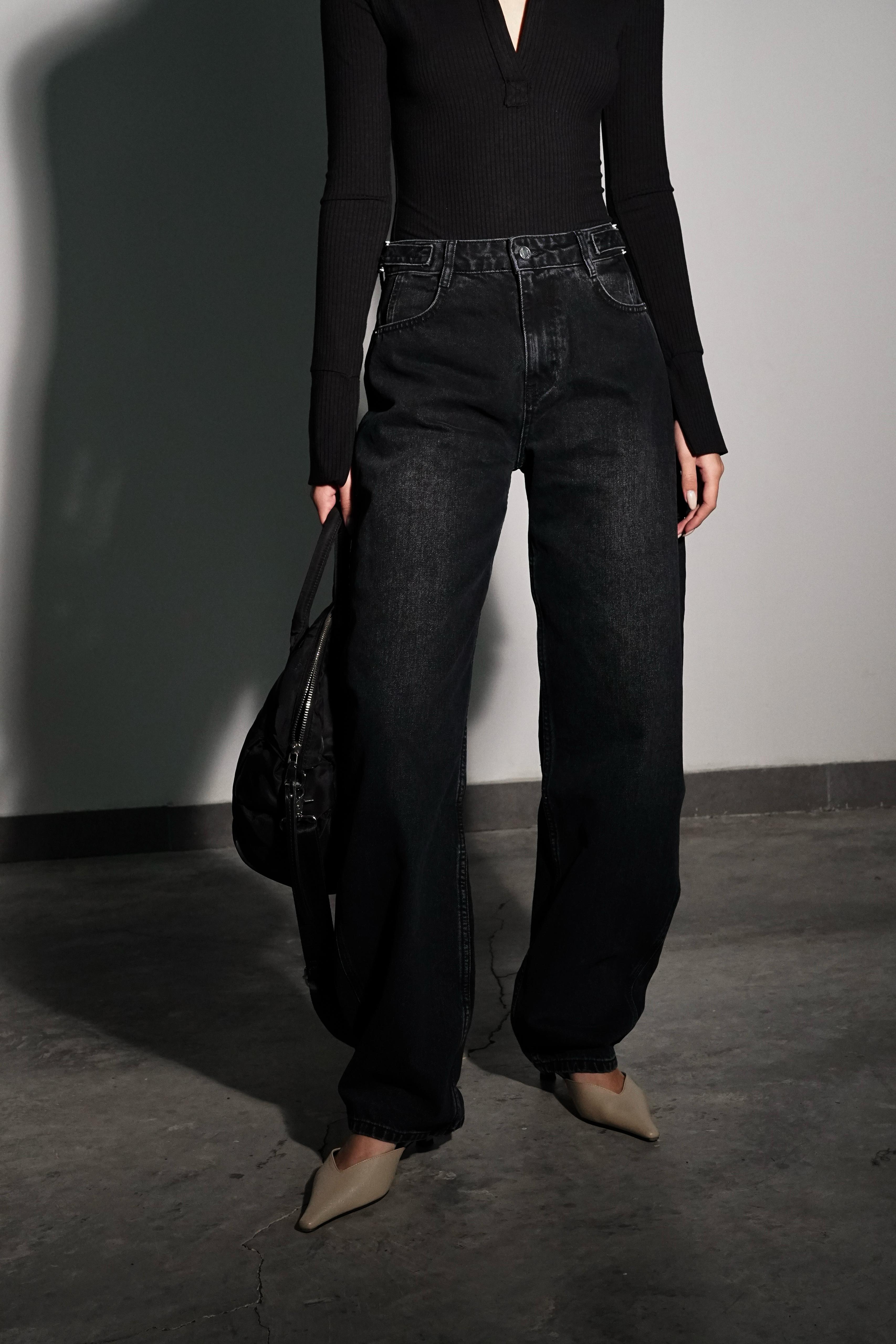 ג'ינס פרל שחור