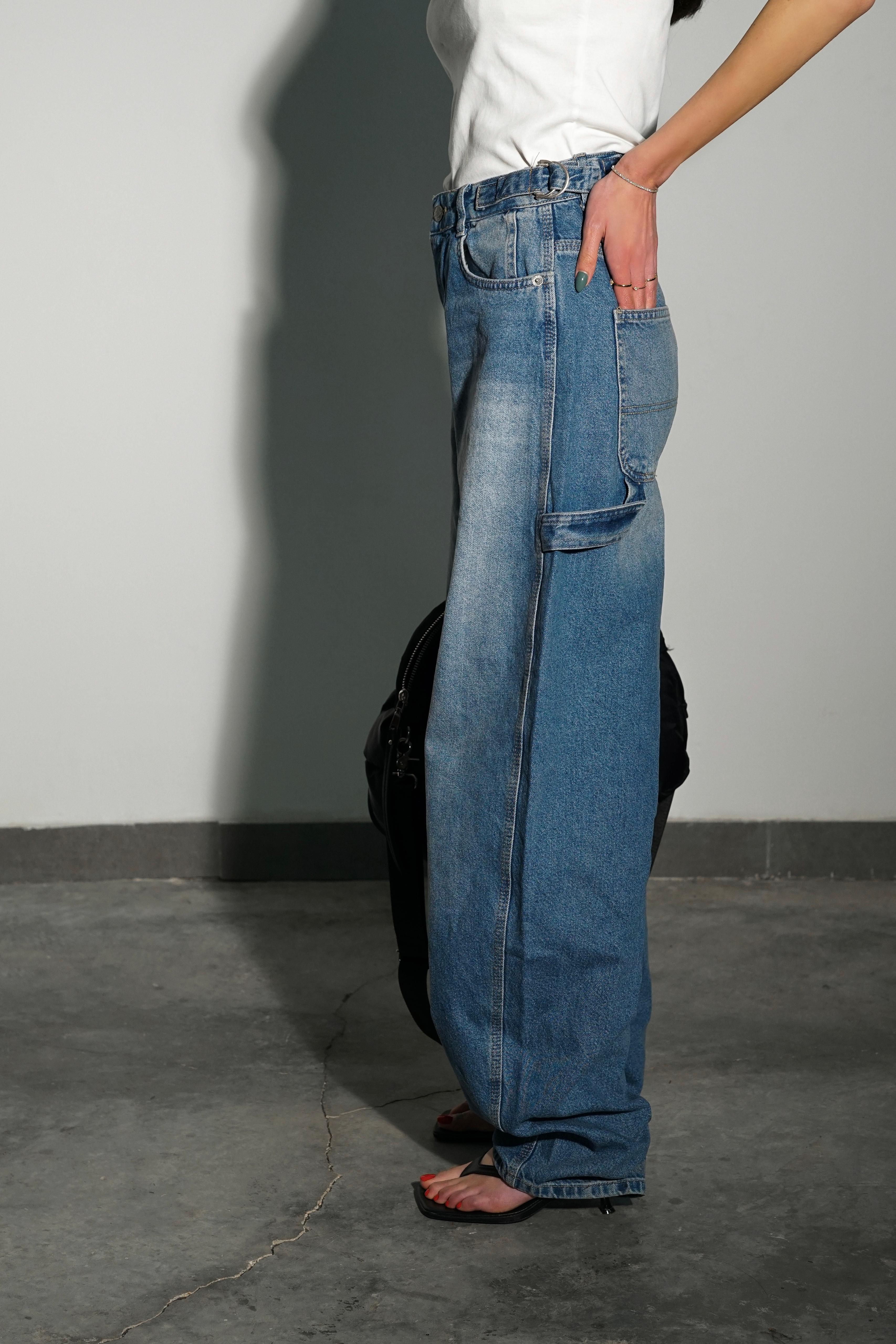 ג'ינס פרל כחול