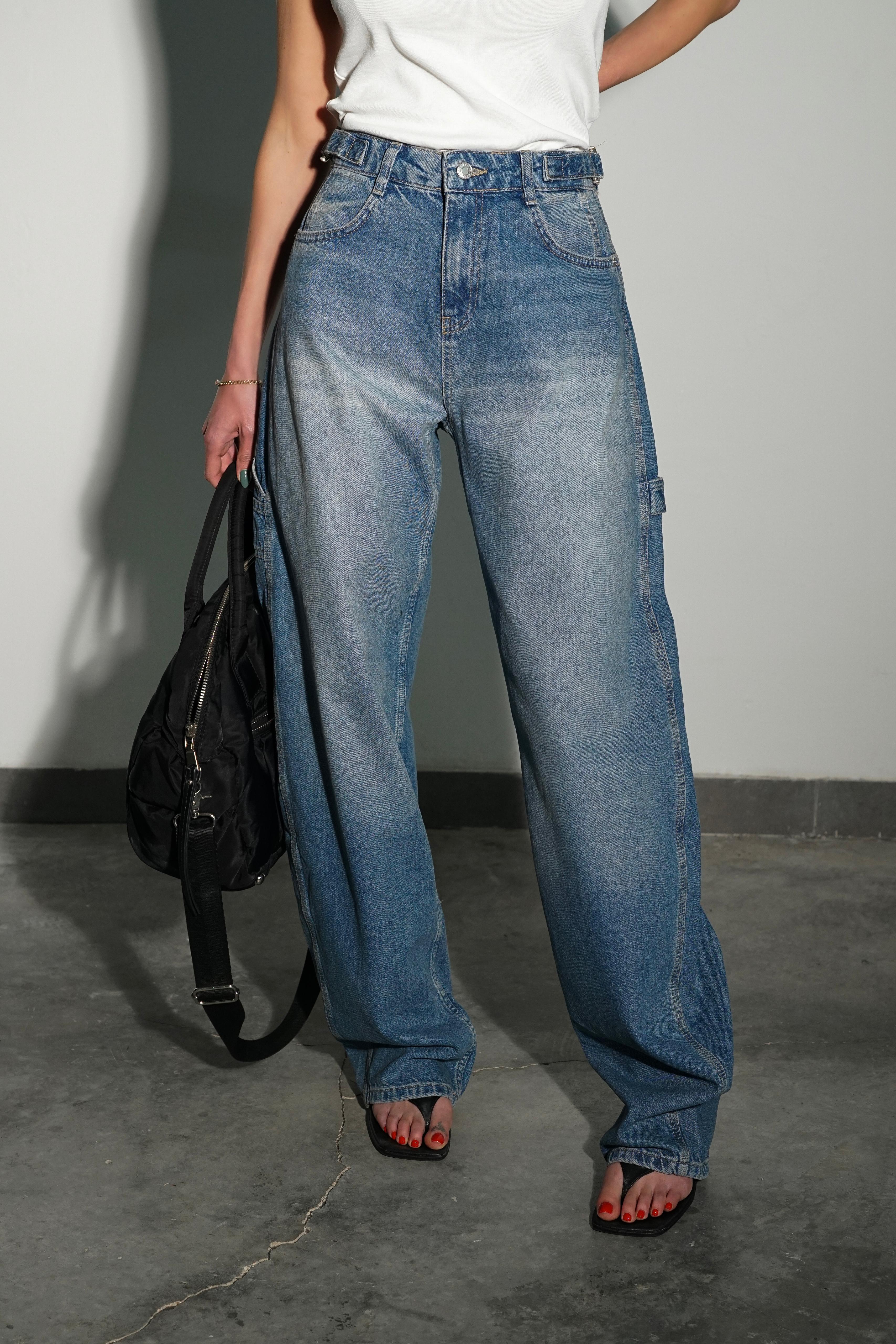 ג'ינס פרל כחול