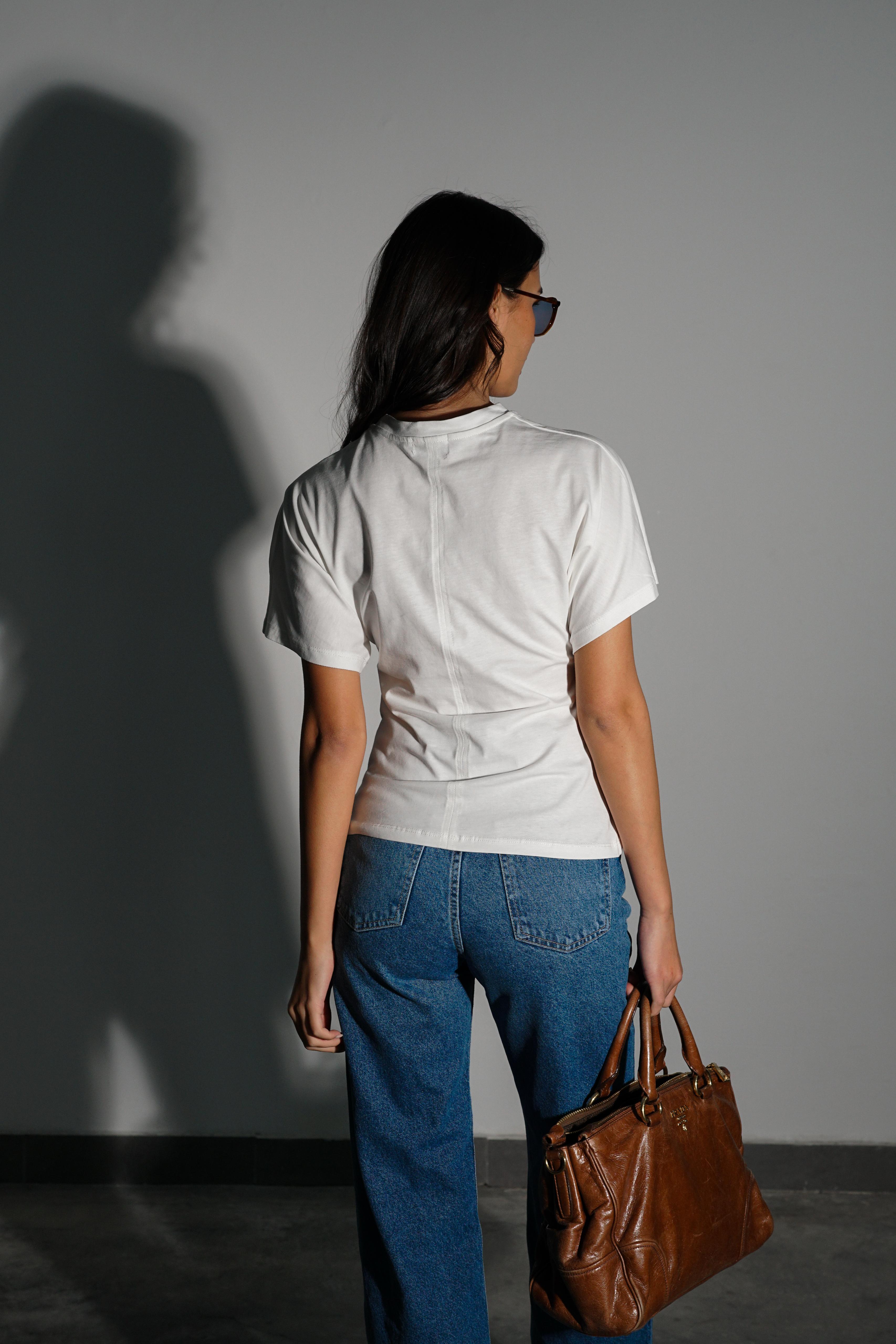 חולצת סייט לבן