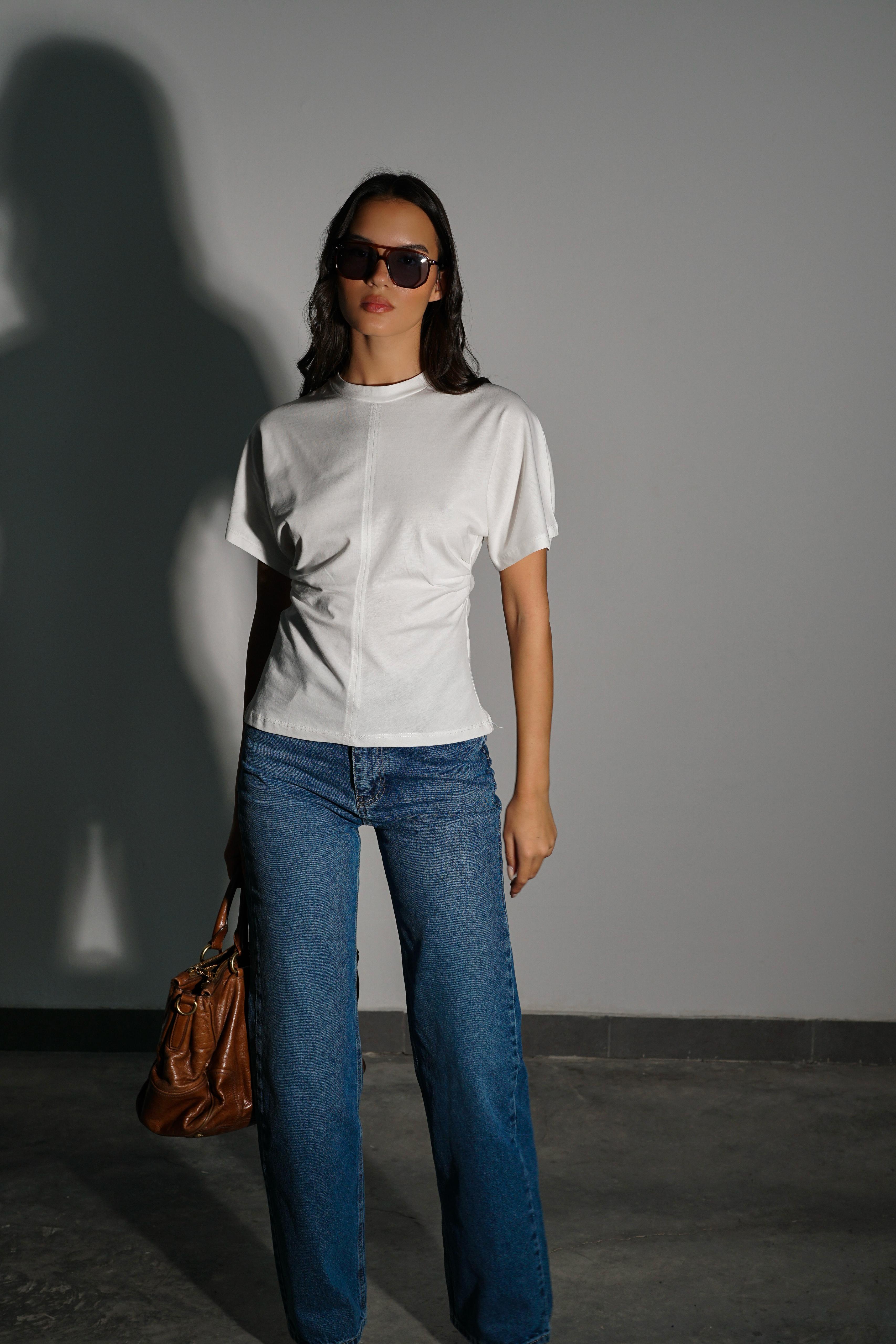 חולצת סייט לבן